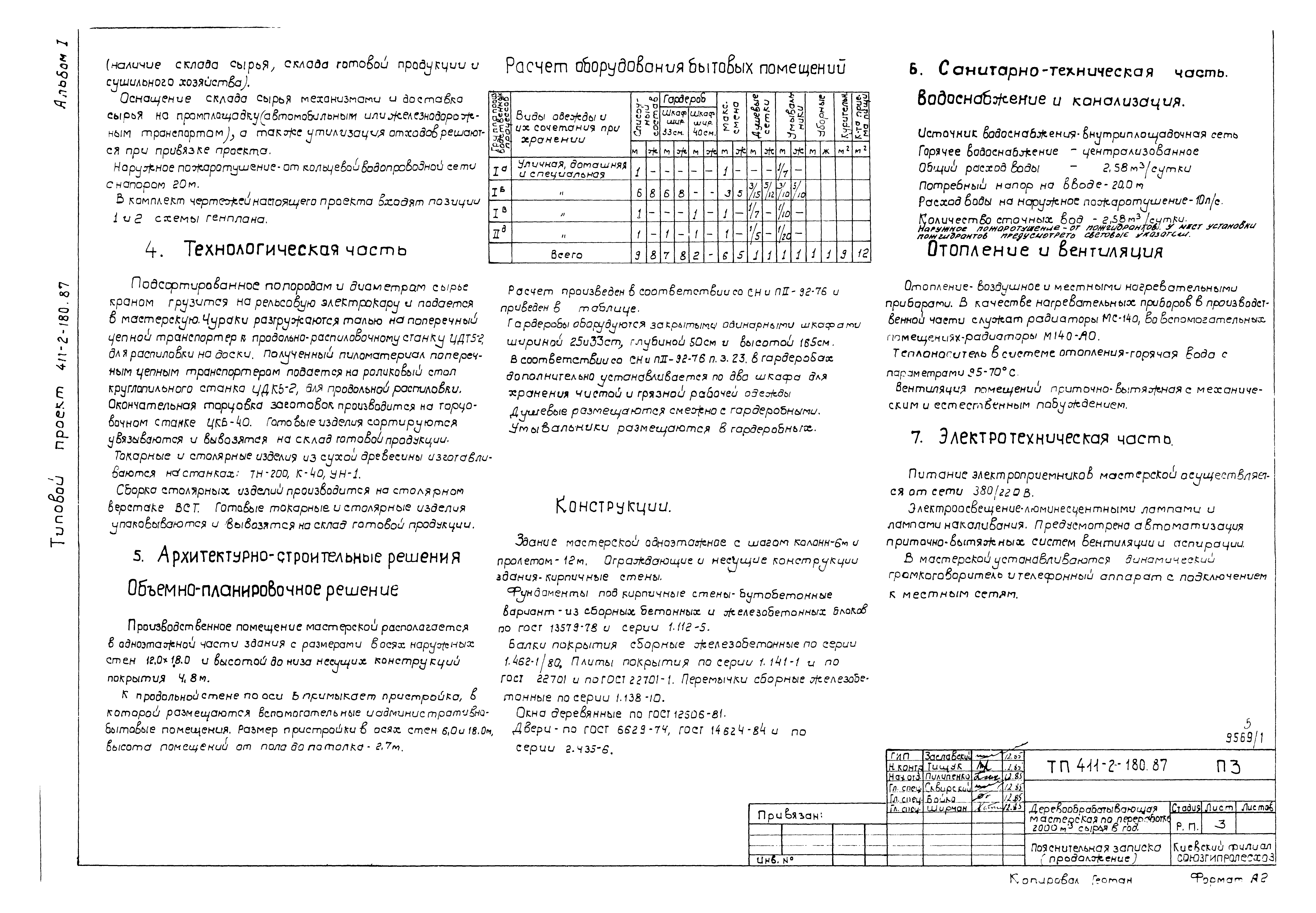Типовой проект 411-2-180.87