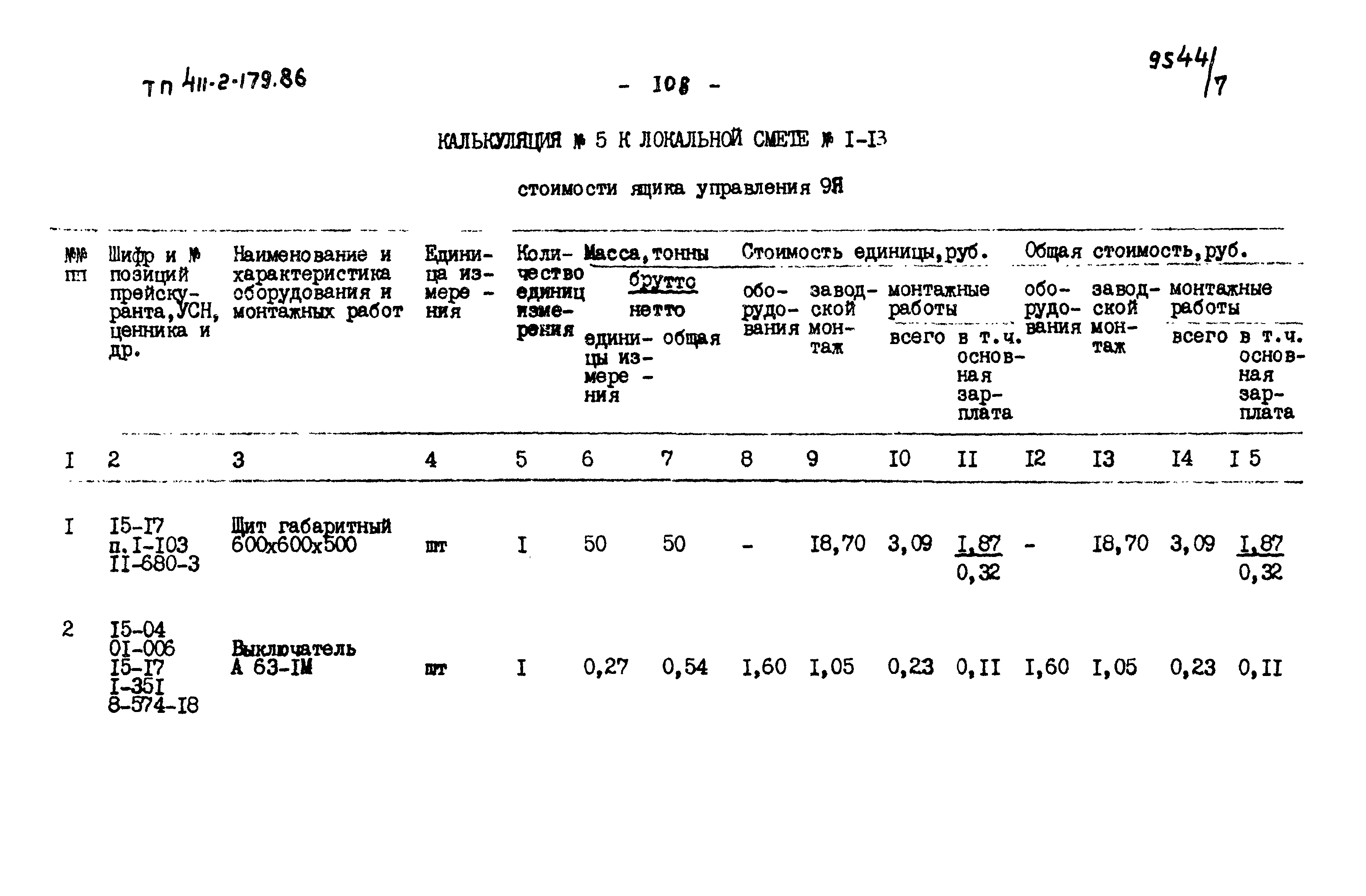 Типовой проект 411-2-179.86