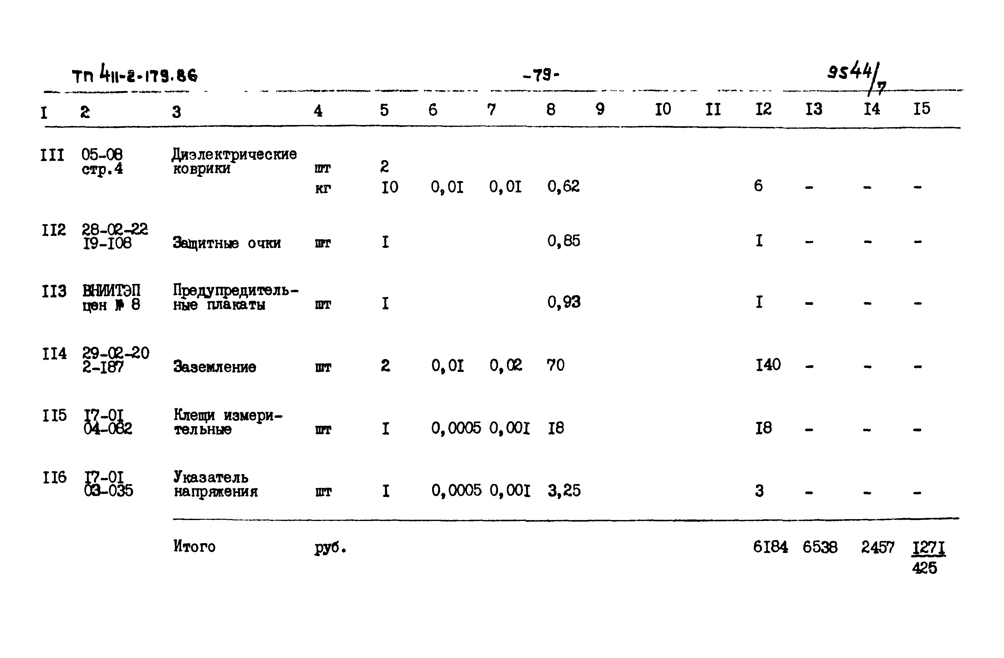 Типовой проект 411-2-179.86