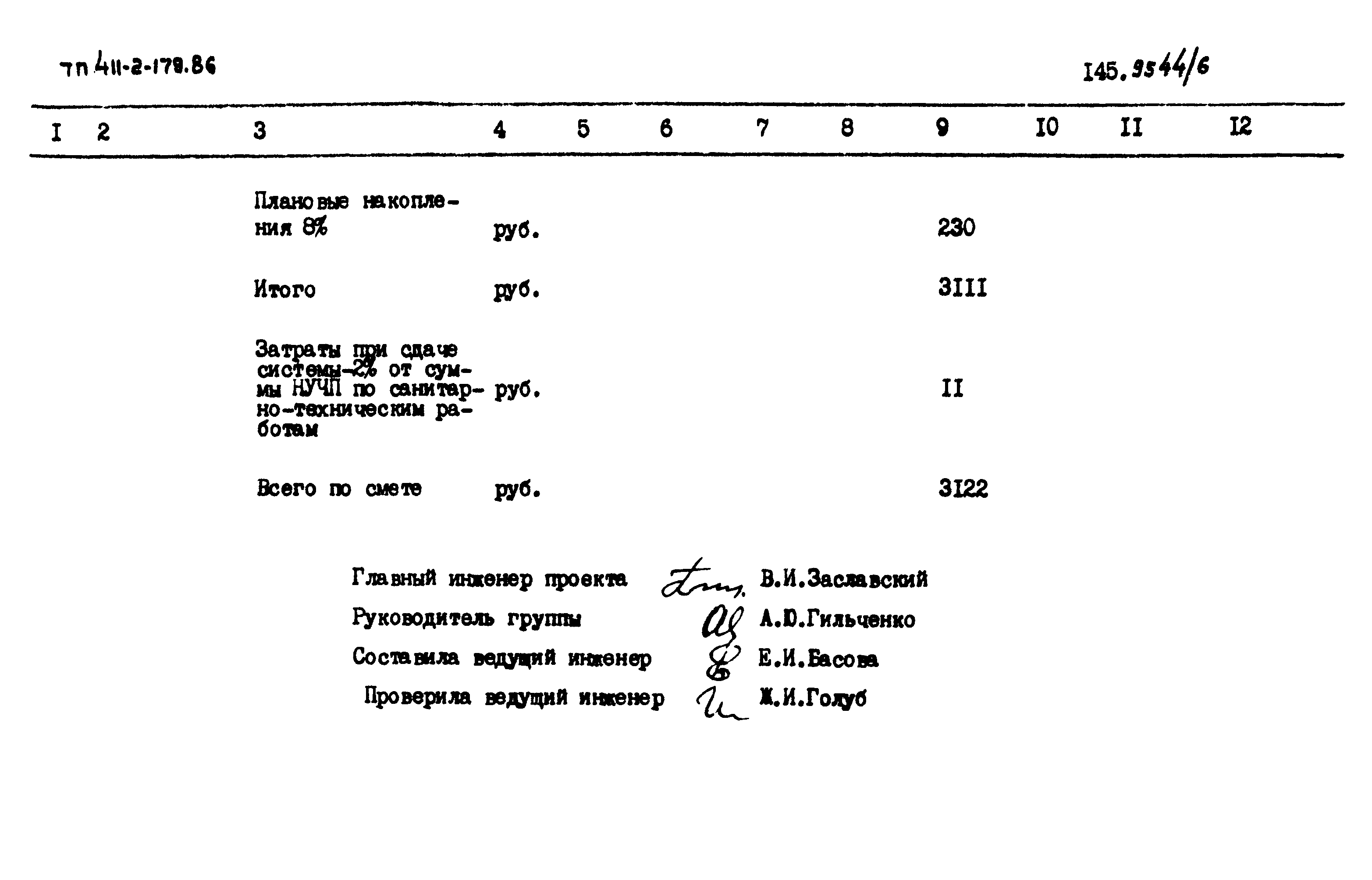 Типовой проект 411-2-179.86