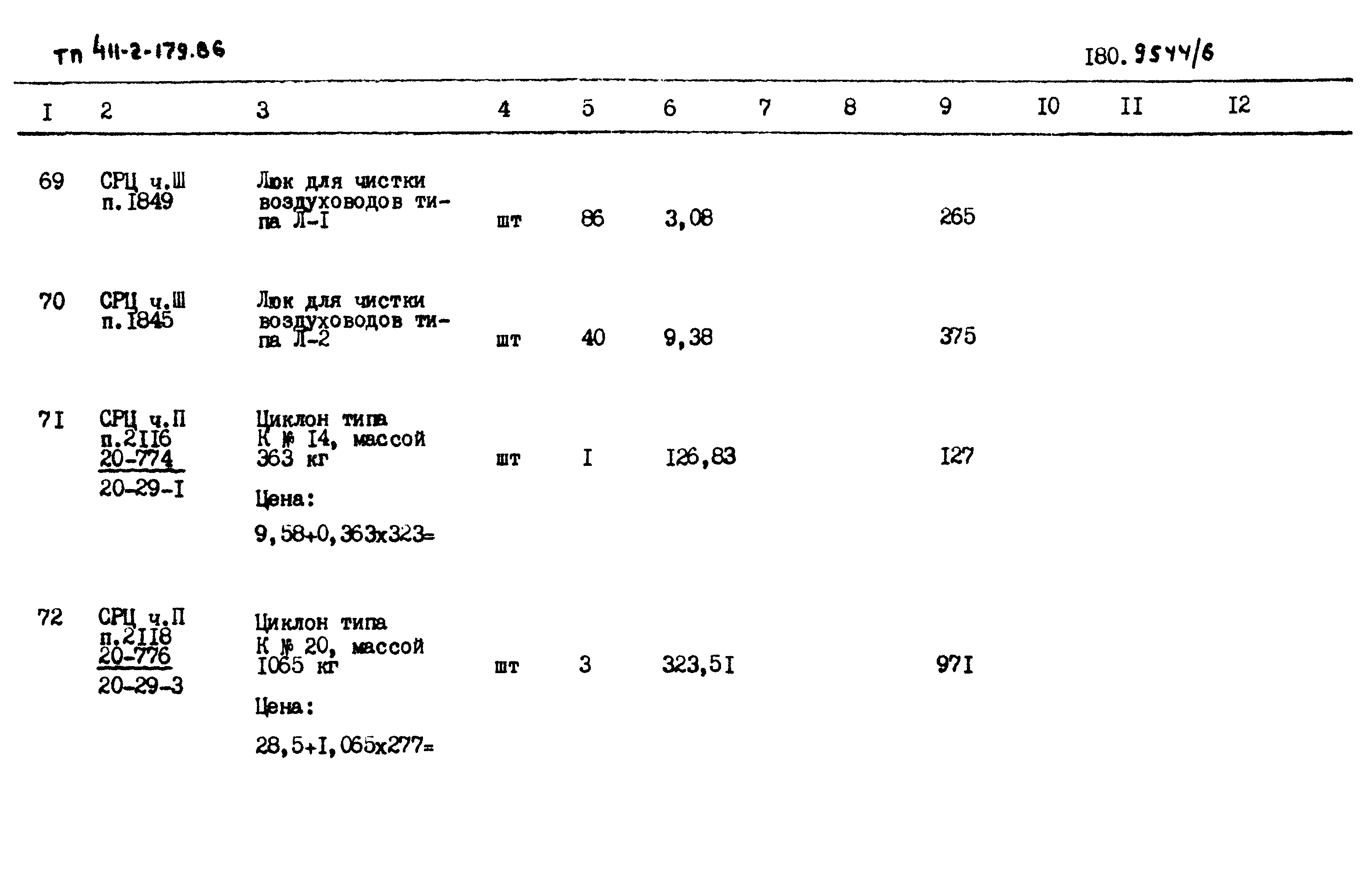 Типовой проект 411-2-179.86