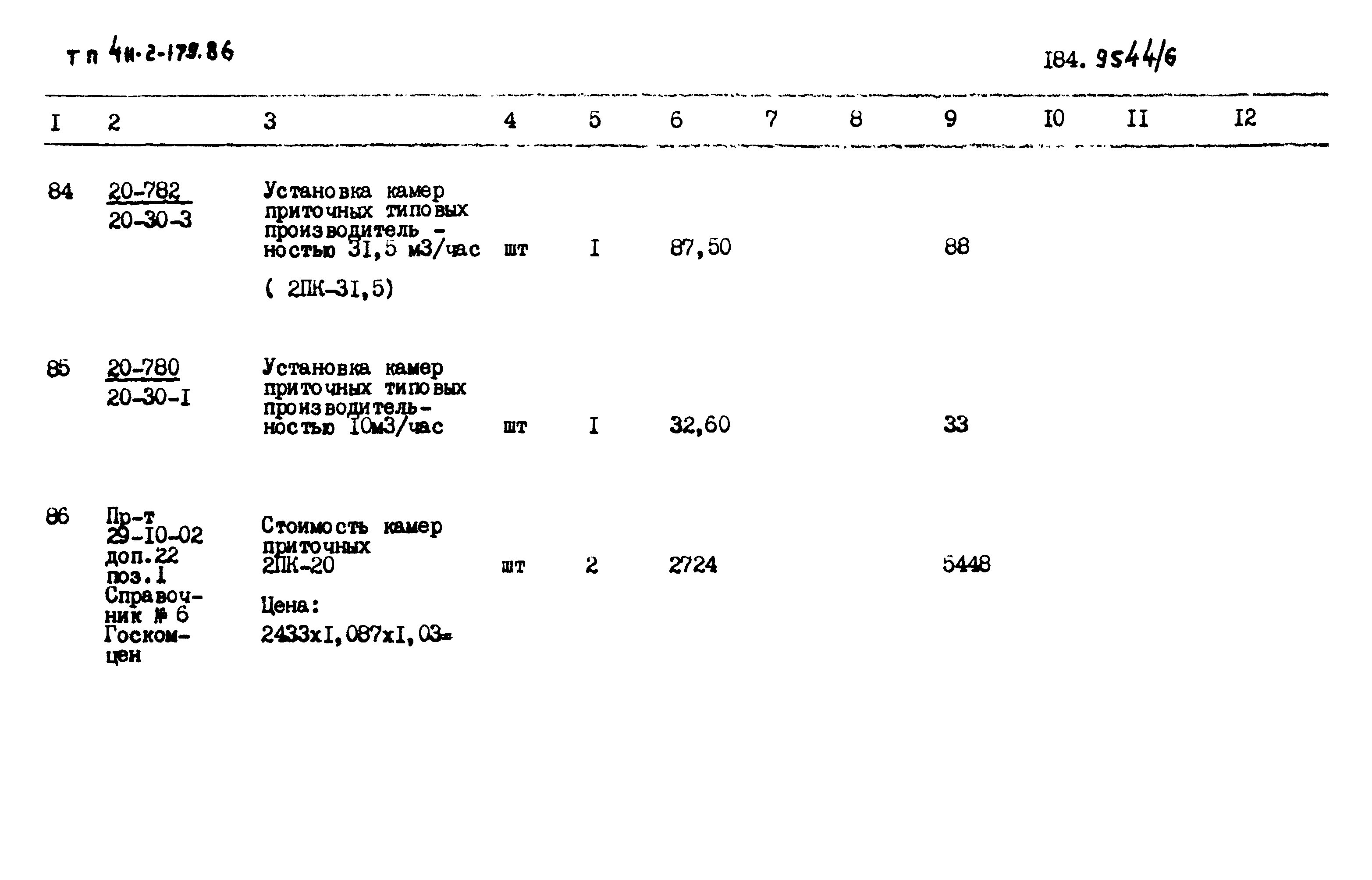 Типовой проект 411-2-179.86