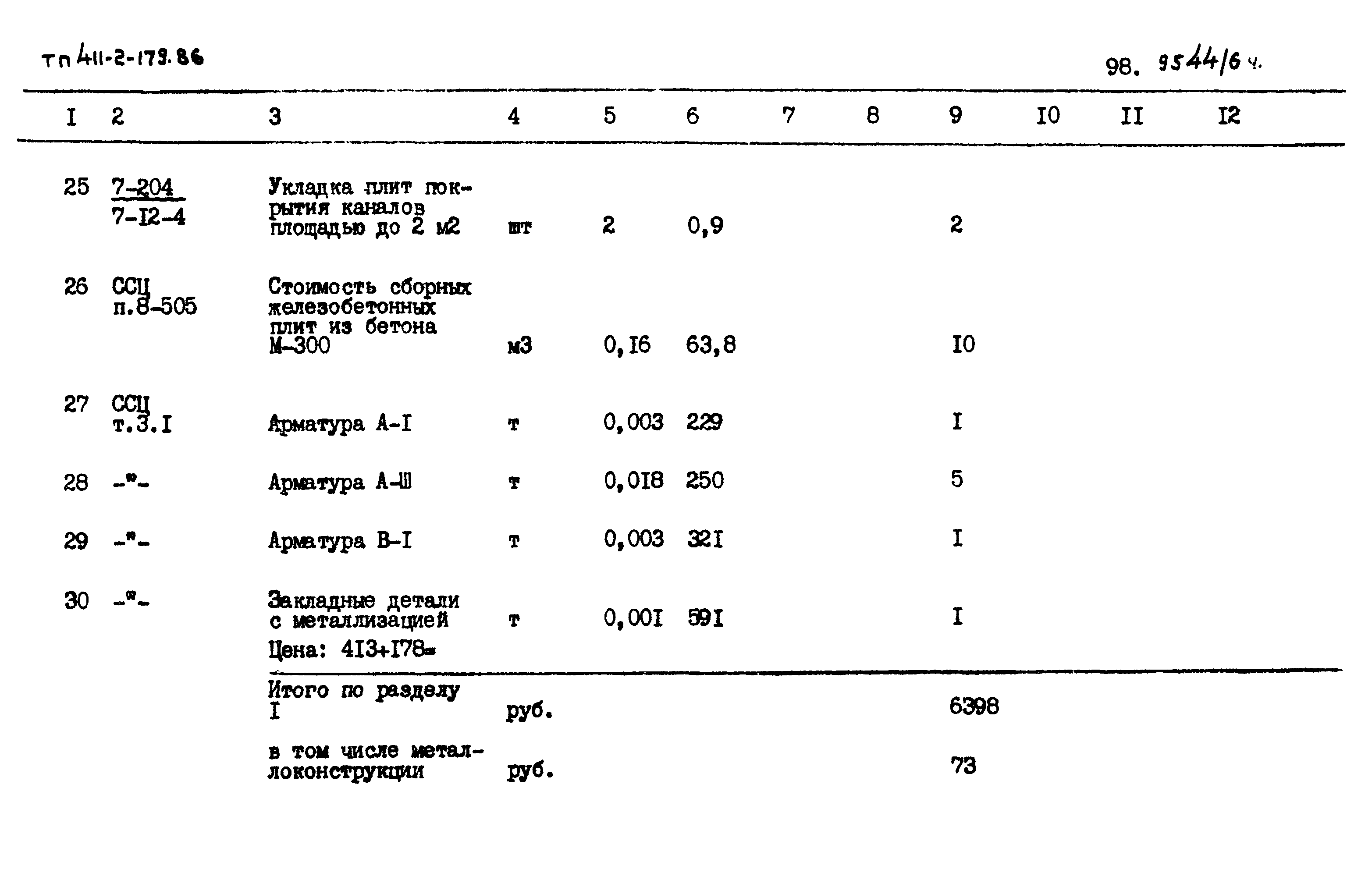 Типовой проект 411-2-179.86