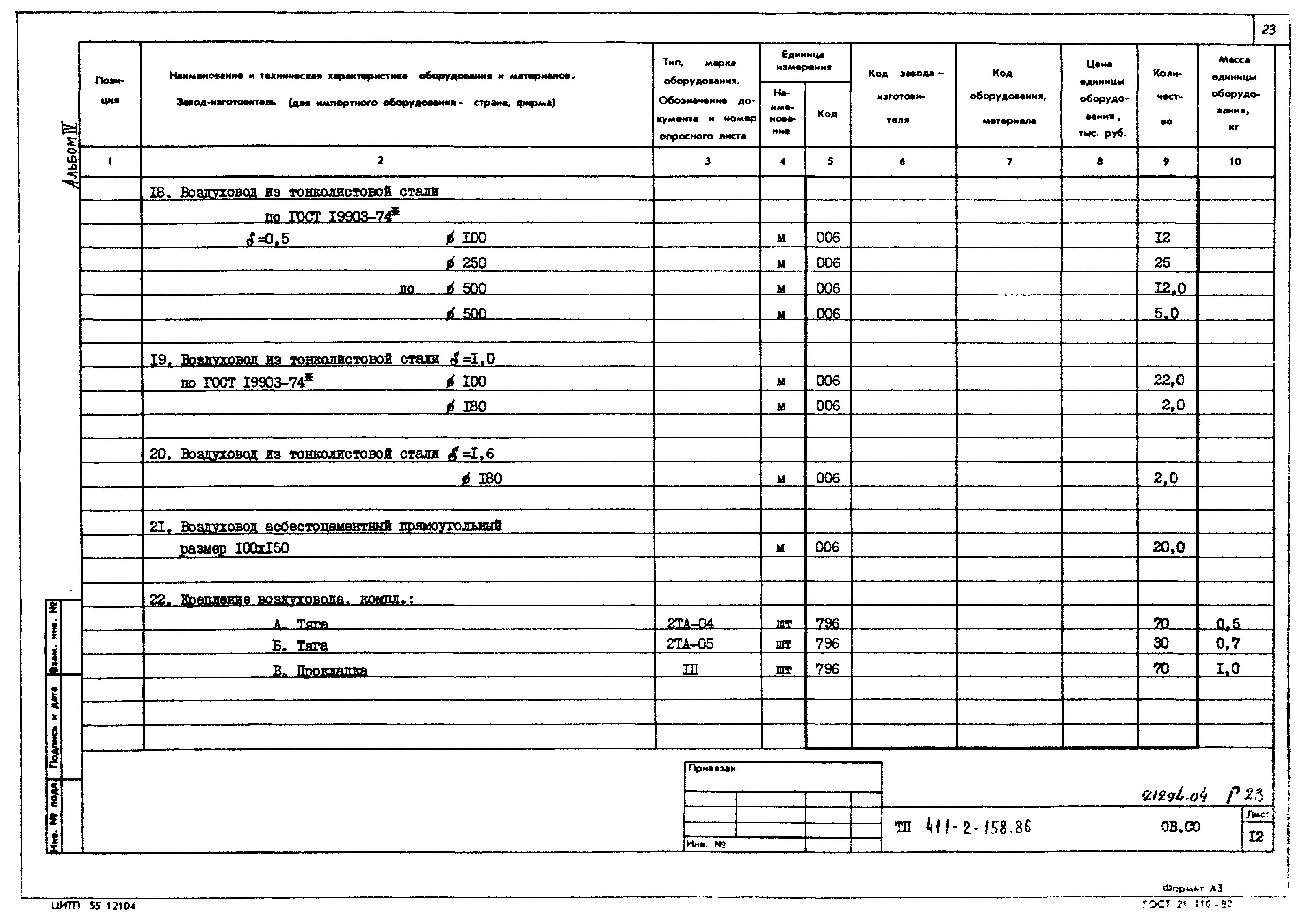Типовой проект 411-2-158.86