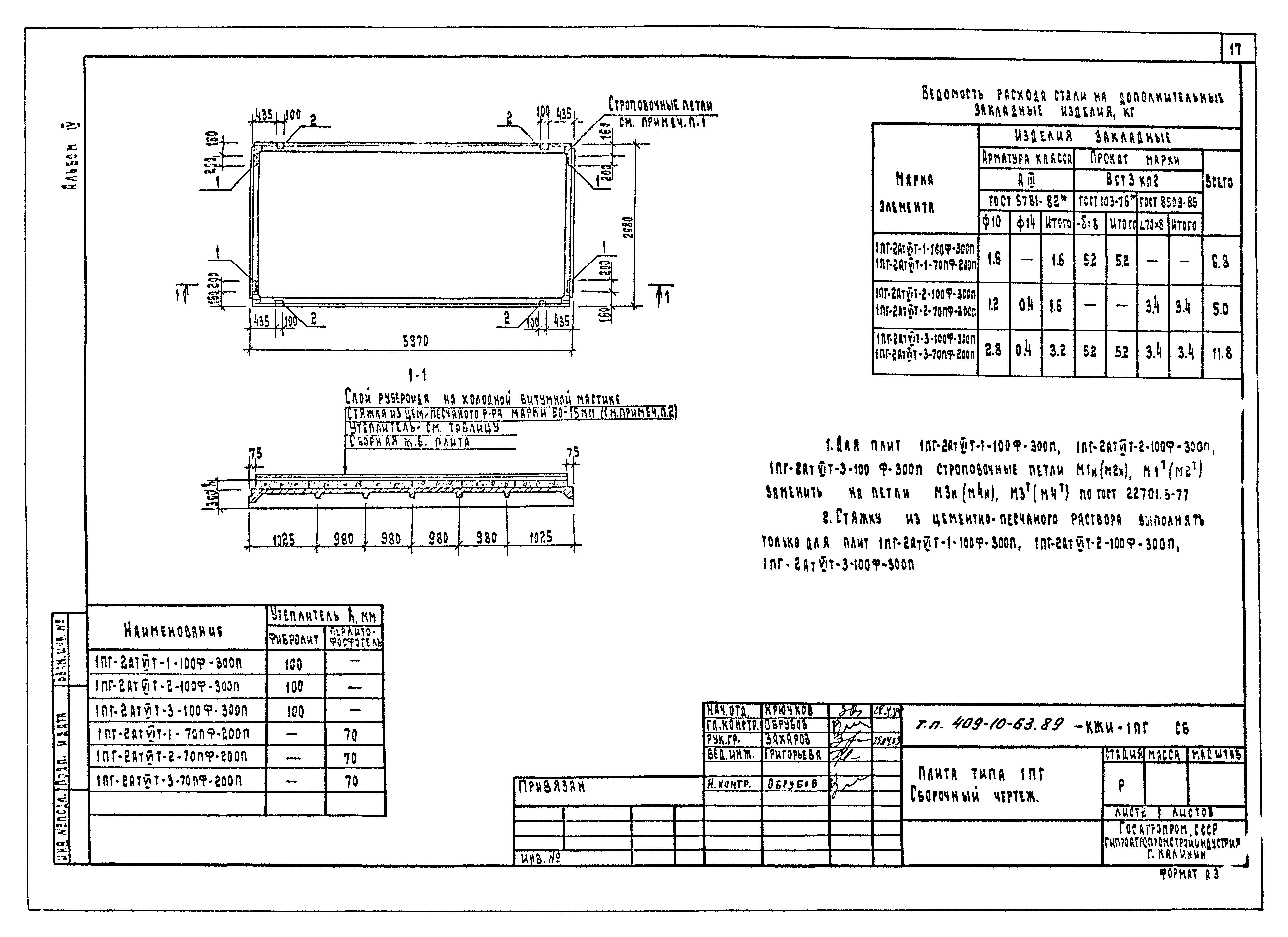 Типовой проект 409-10-63.89