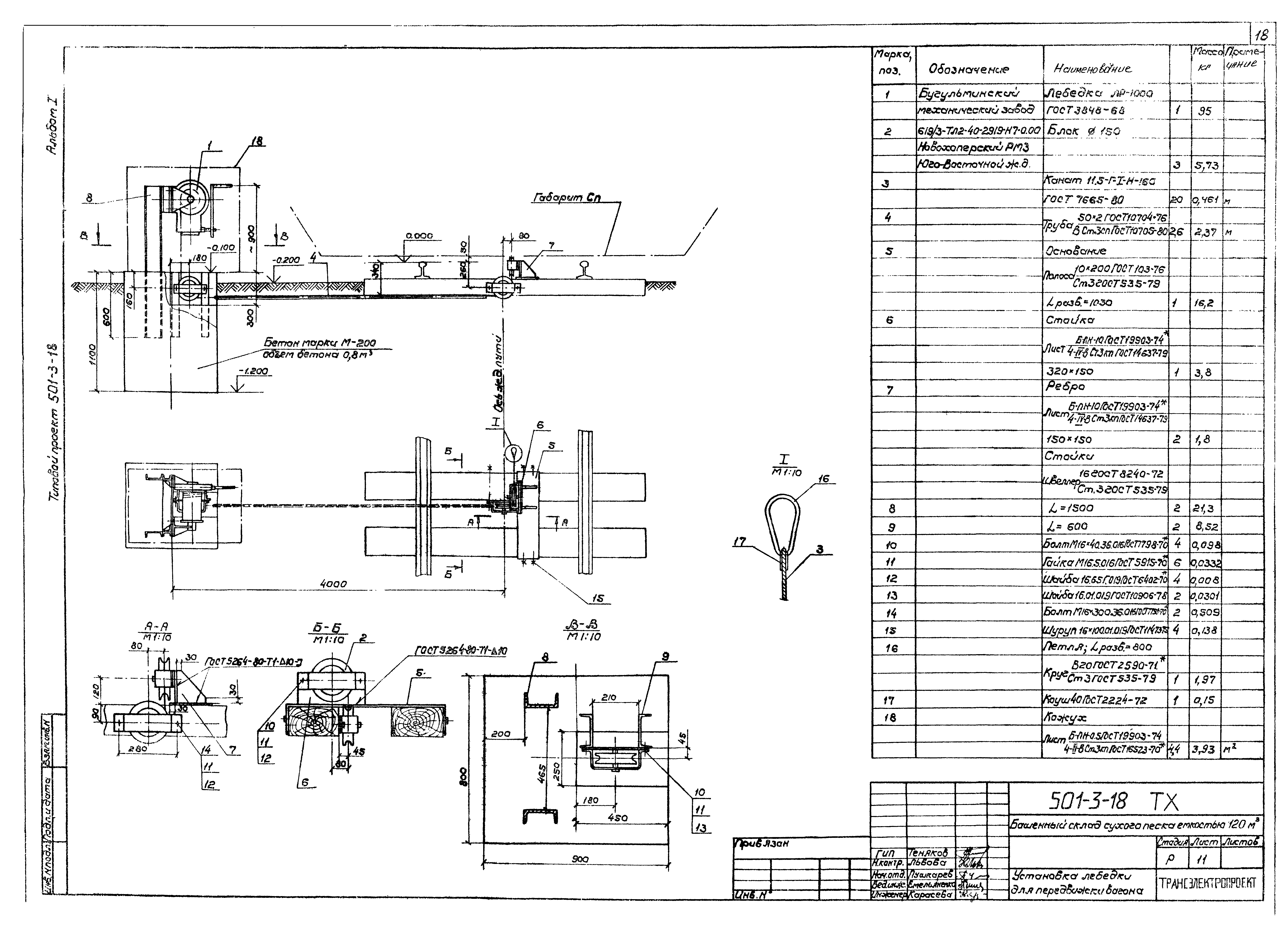 Типовой проект 501-3-18
