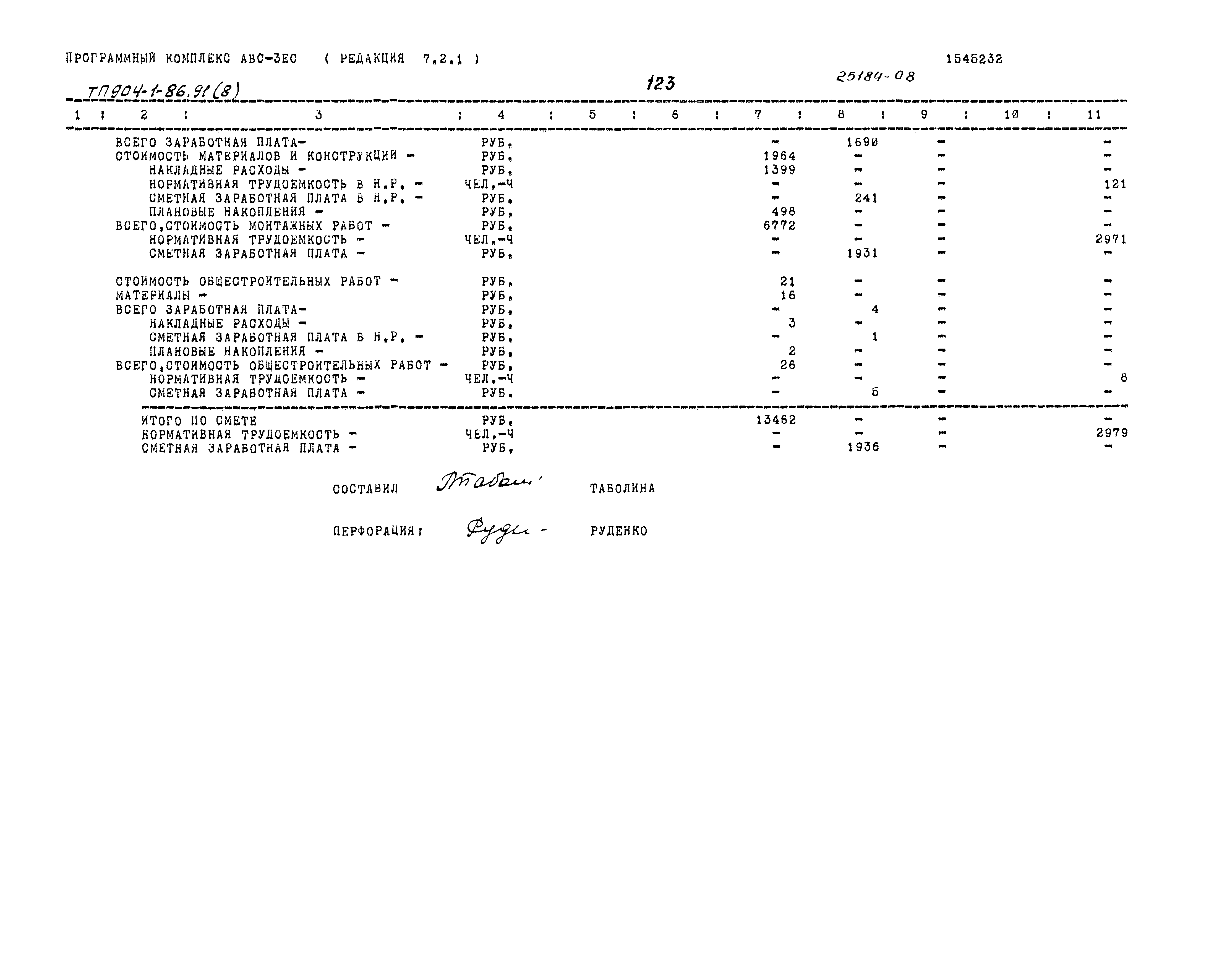 Типовой проект 904-1-86.91