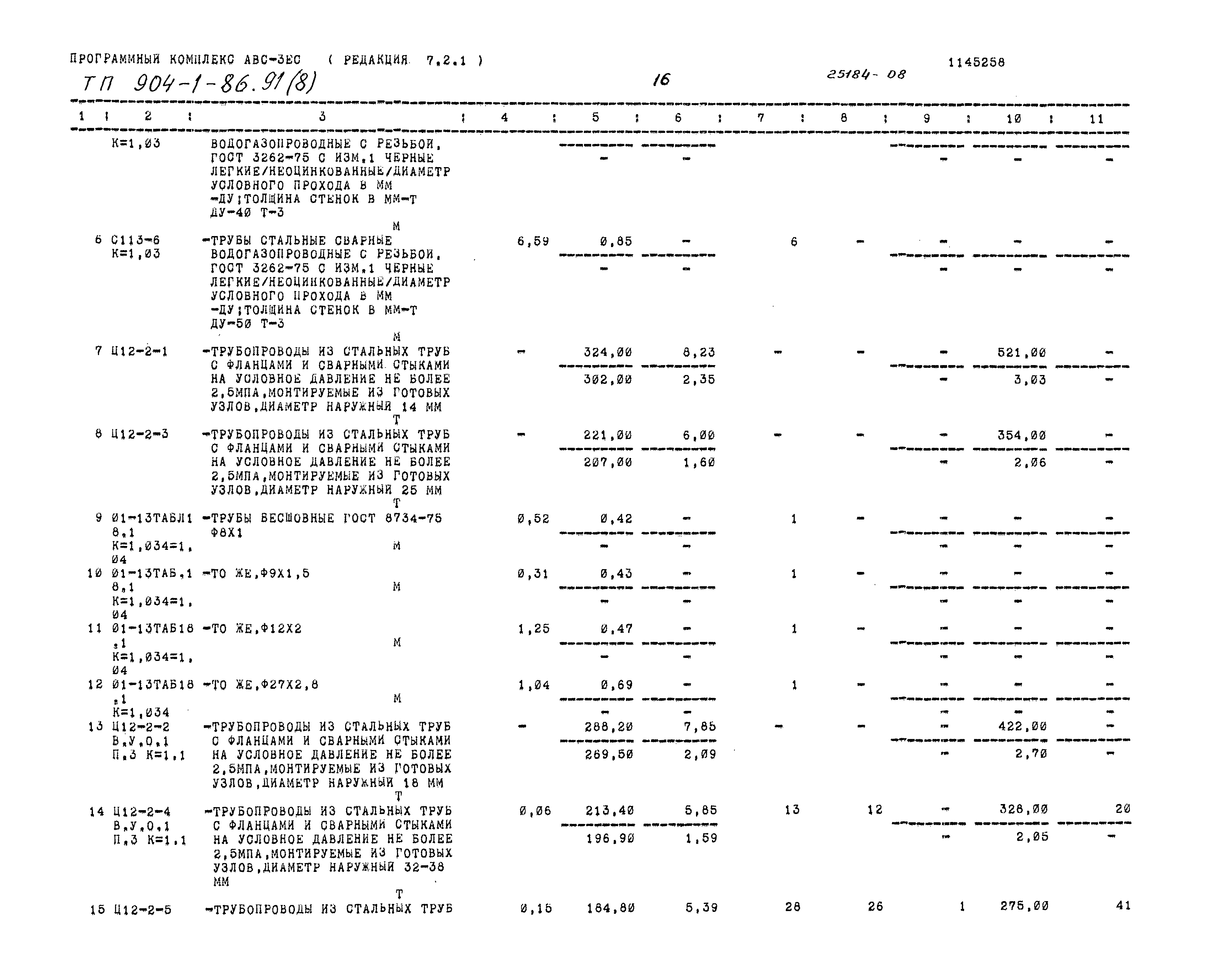 Типовой проект 904-1-86.91
