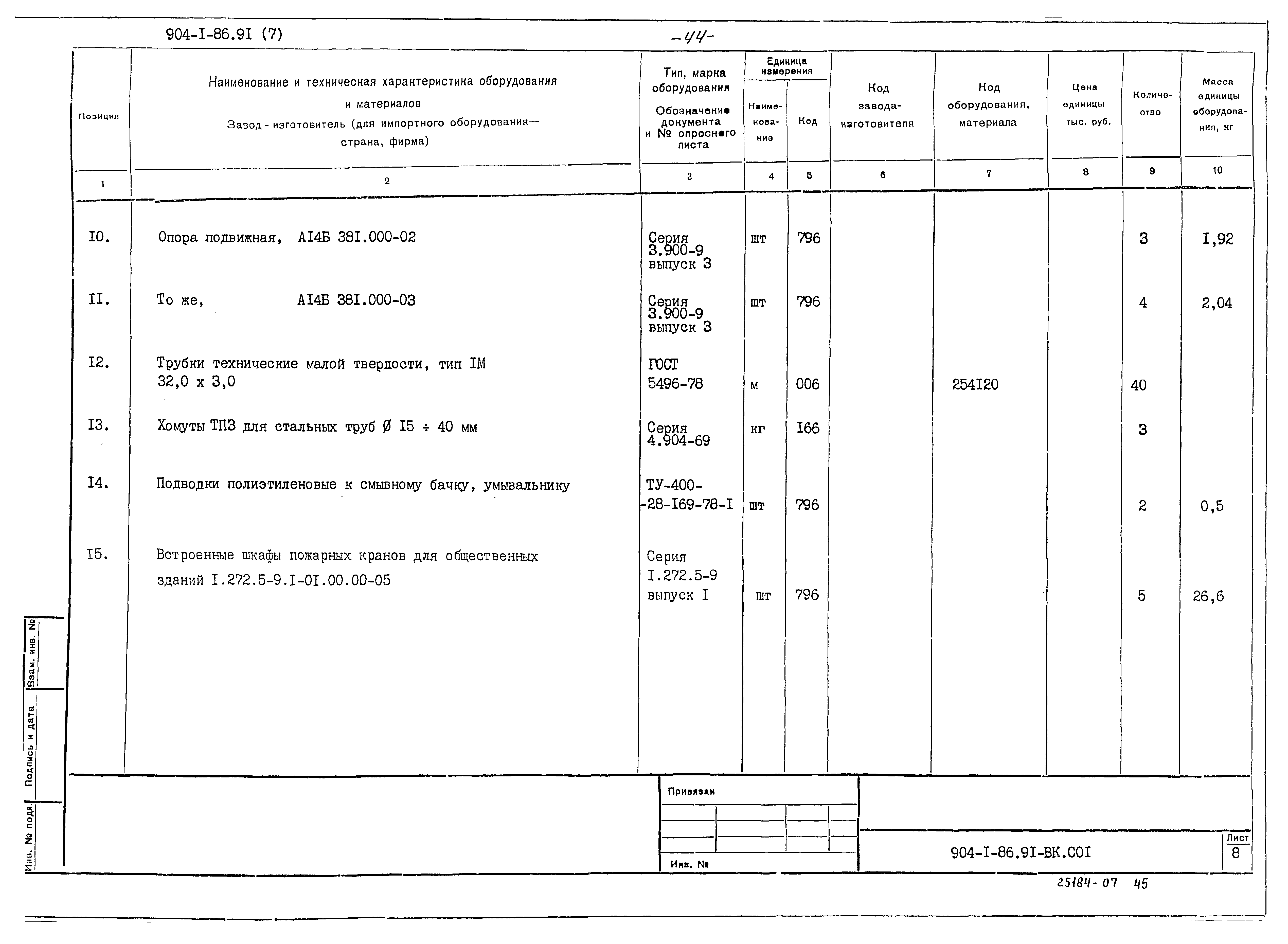 Типовой проект 904-1-86.91