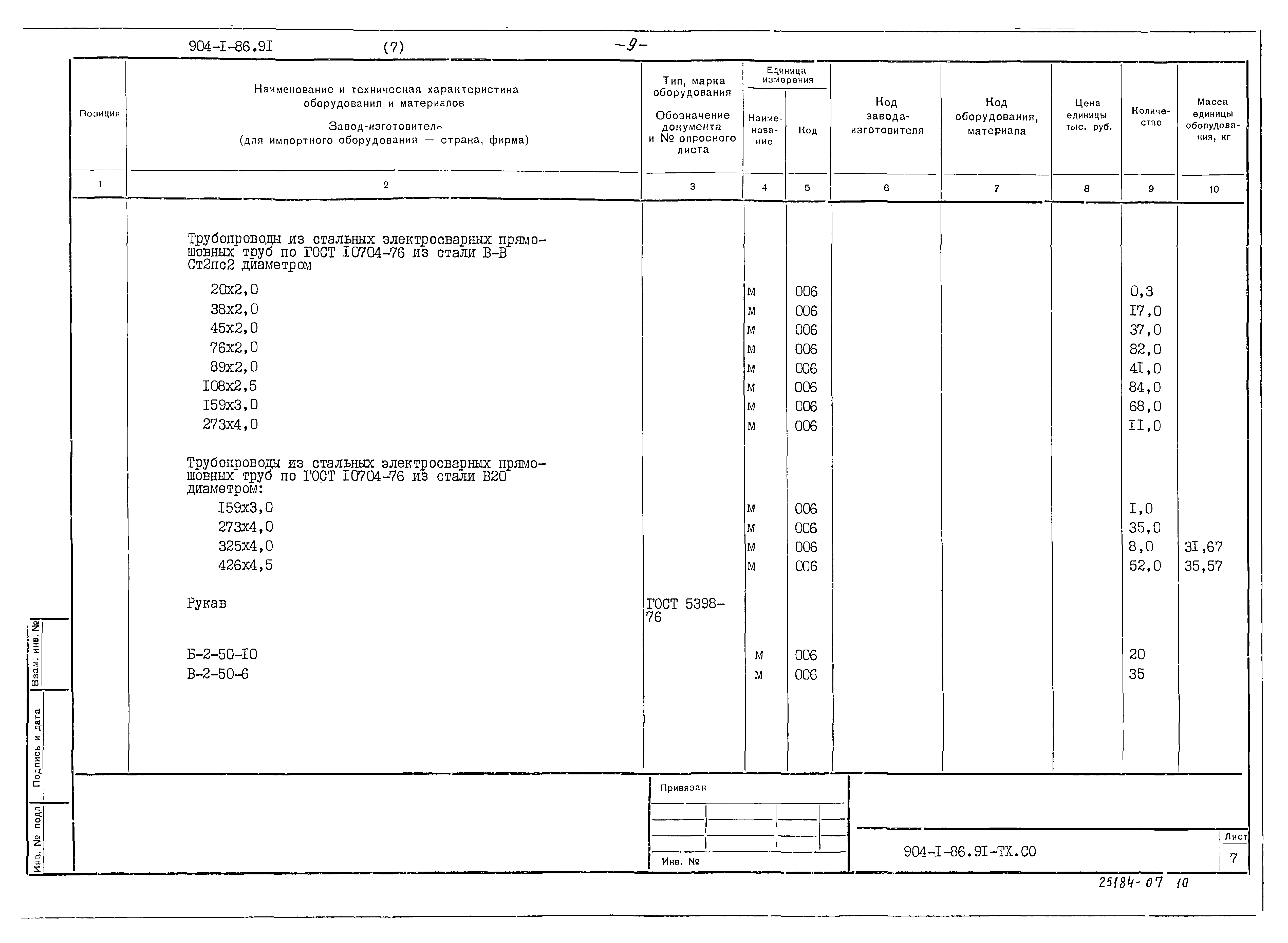 Типовой проект 904-1-86.91
