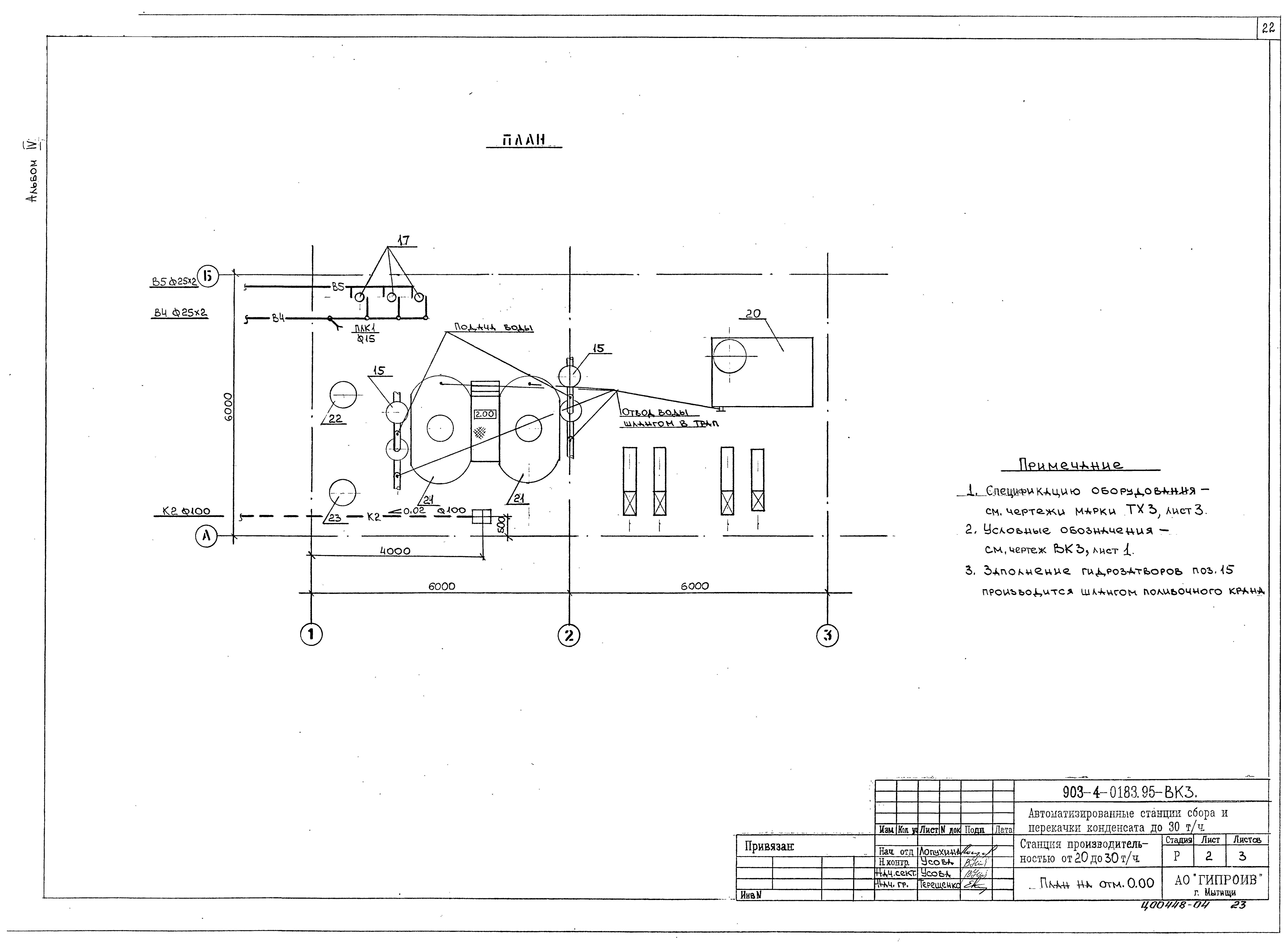 Типовые проектные решения 903-4-0183.95