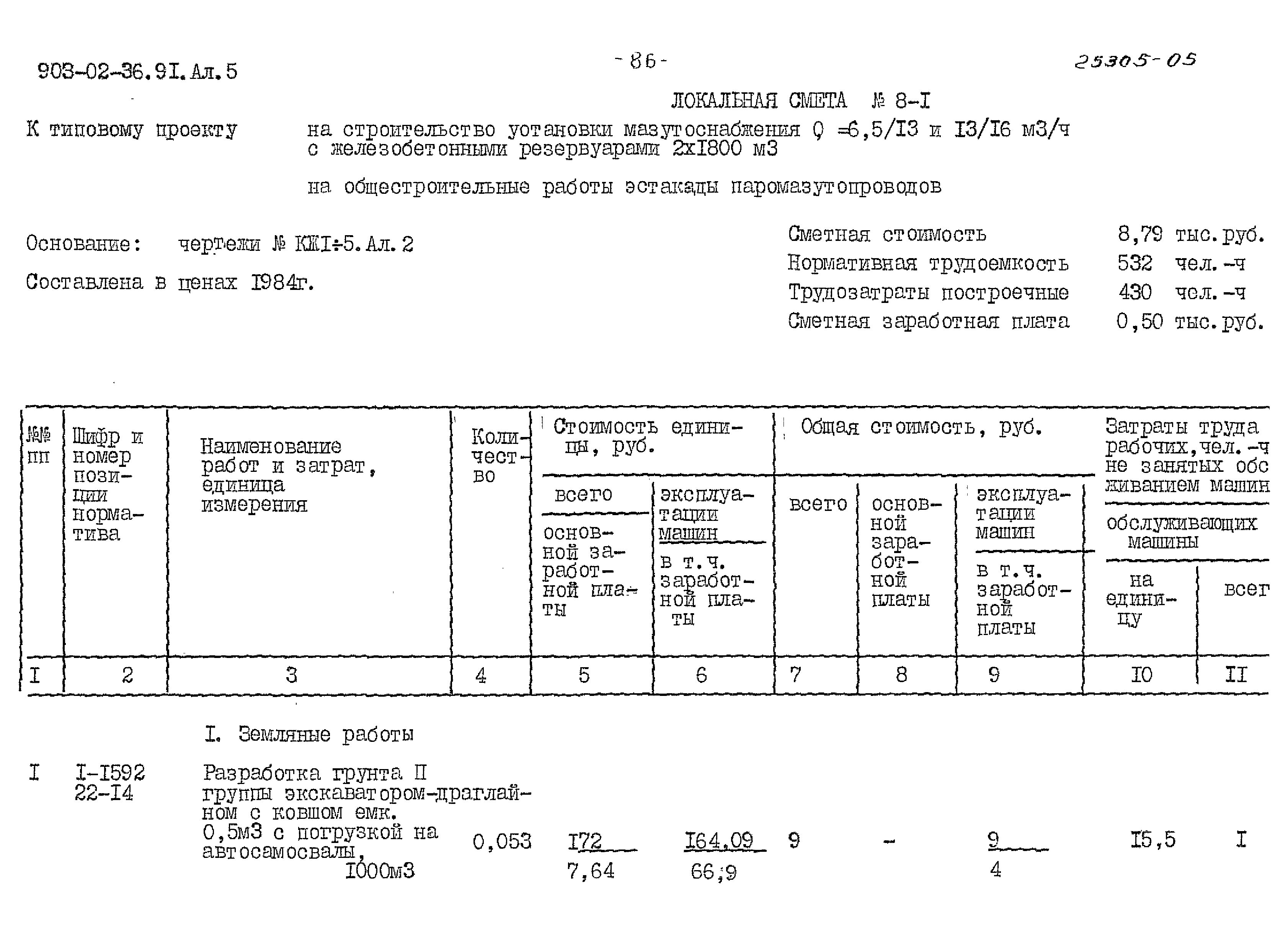 Типовые материалы для проектирования 903-02-36.91