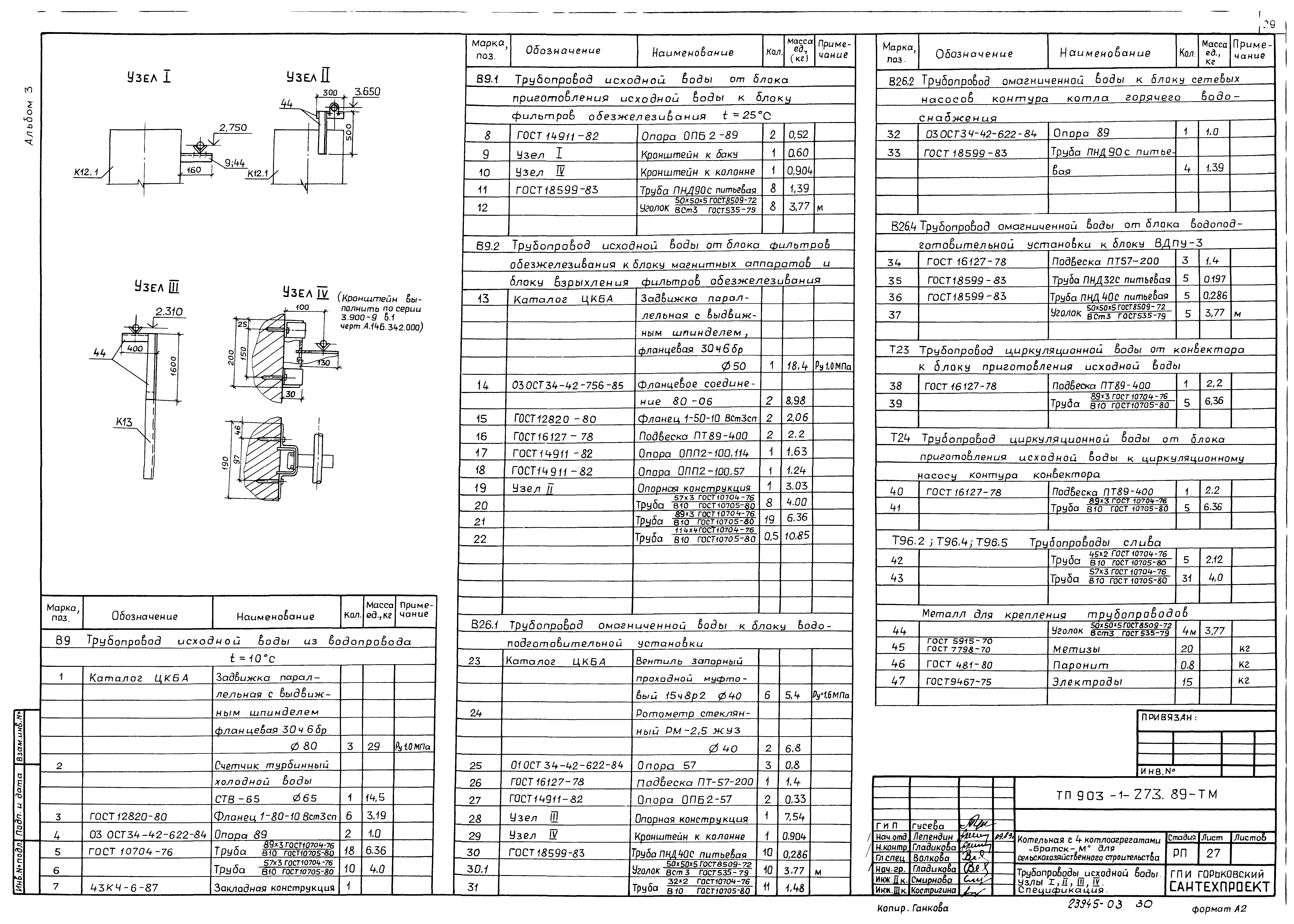 Типовой проект 903-1-274.89