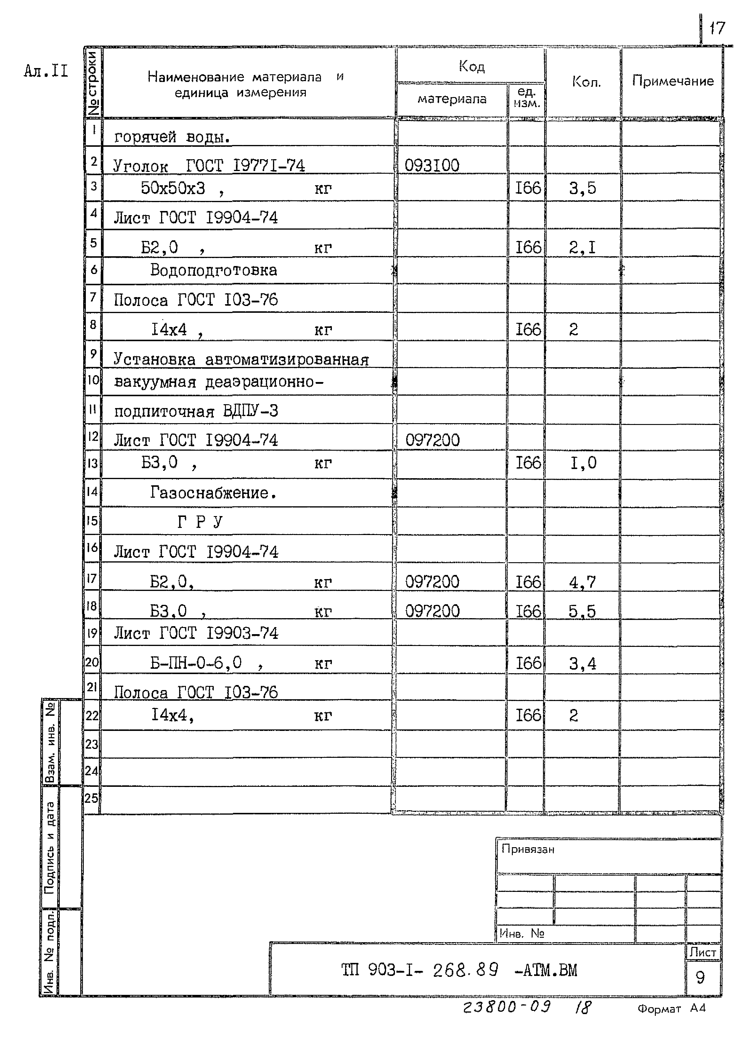 Типовой проект 903-1-268.89