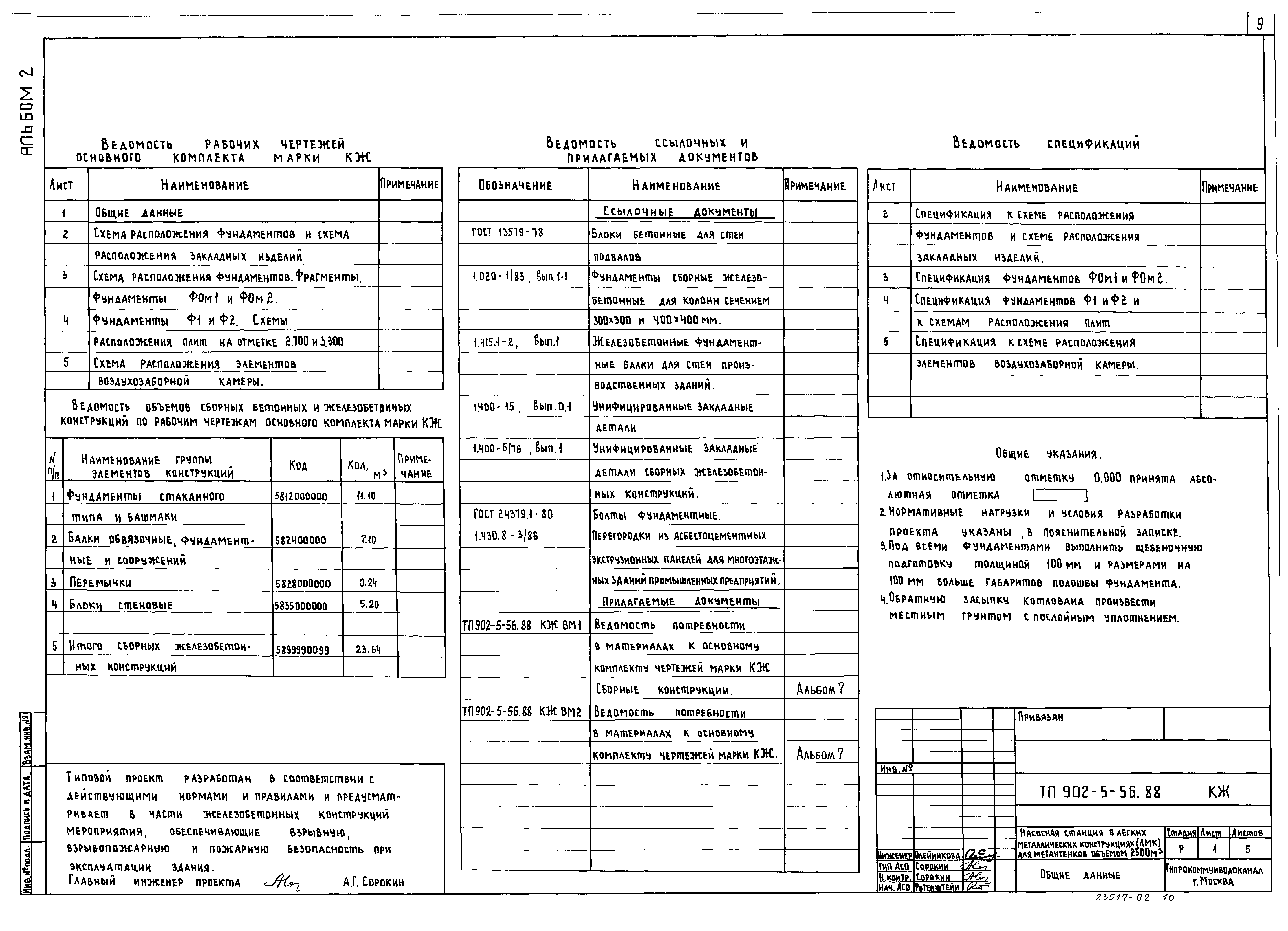 Типовой проект 902-5-56.88