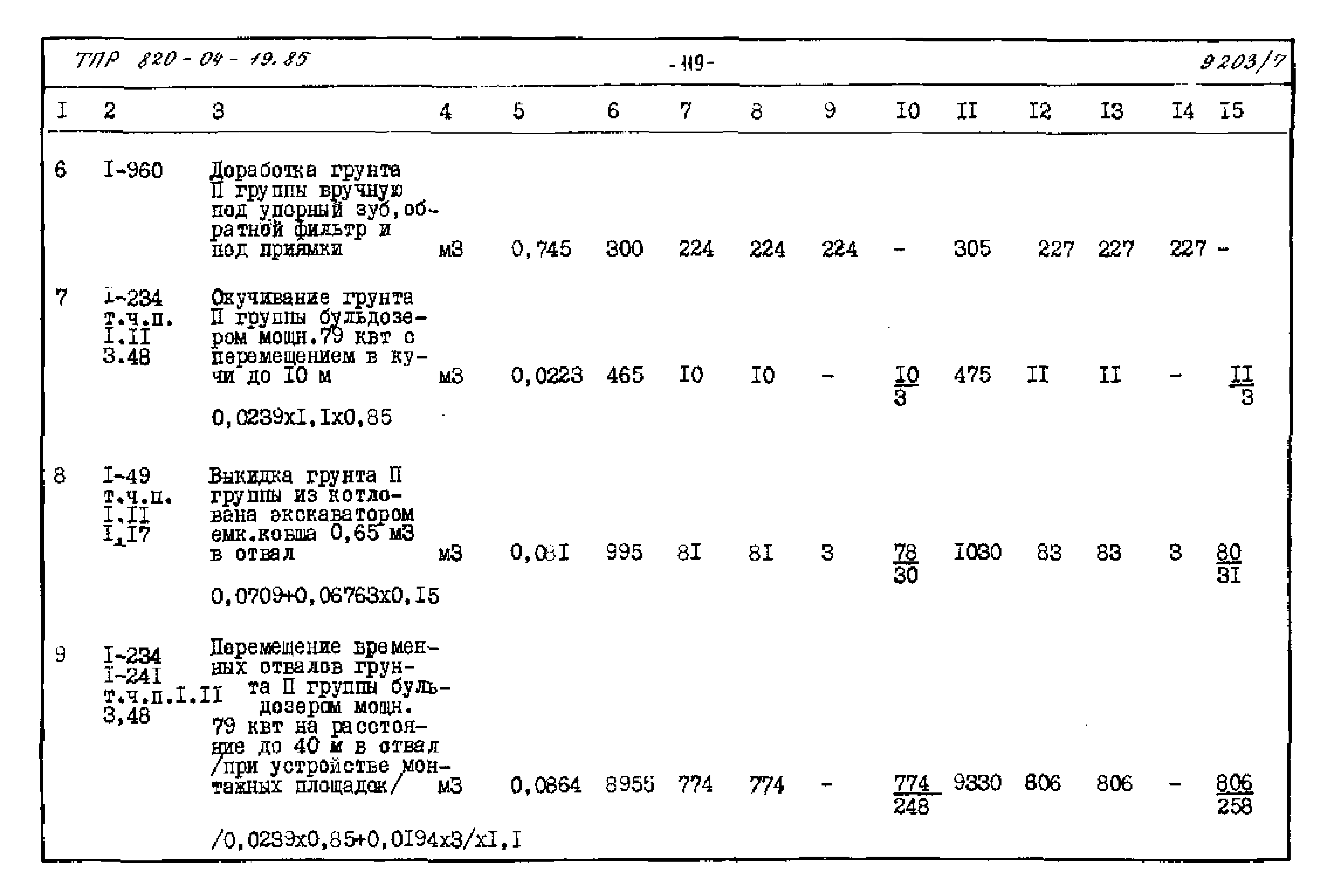 Типовые проектные решения 820-04-19.85