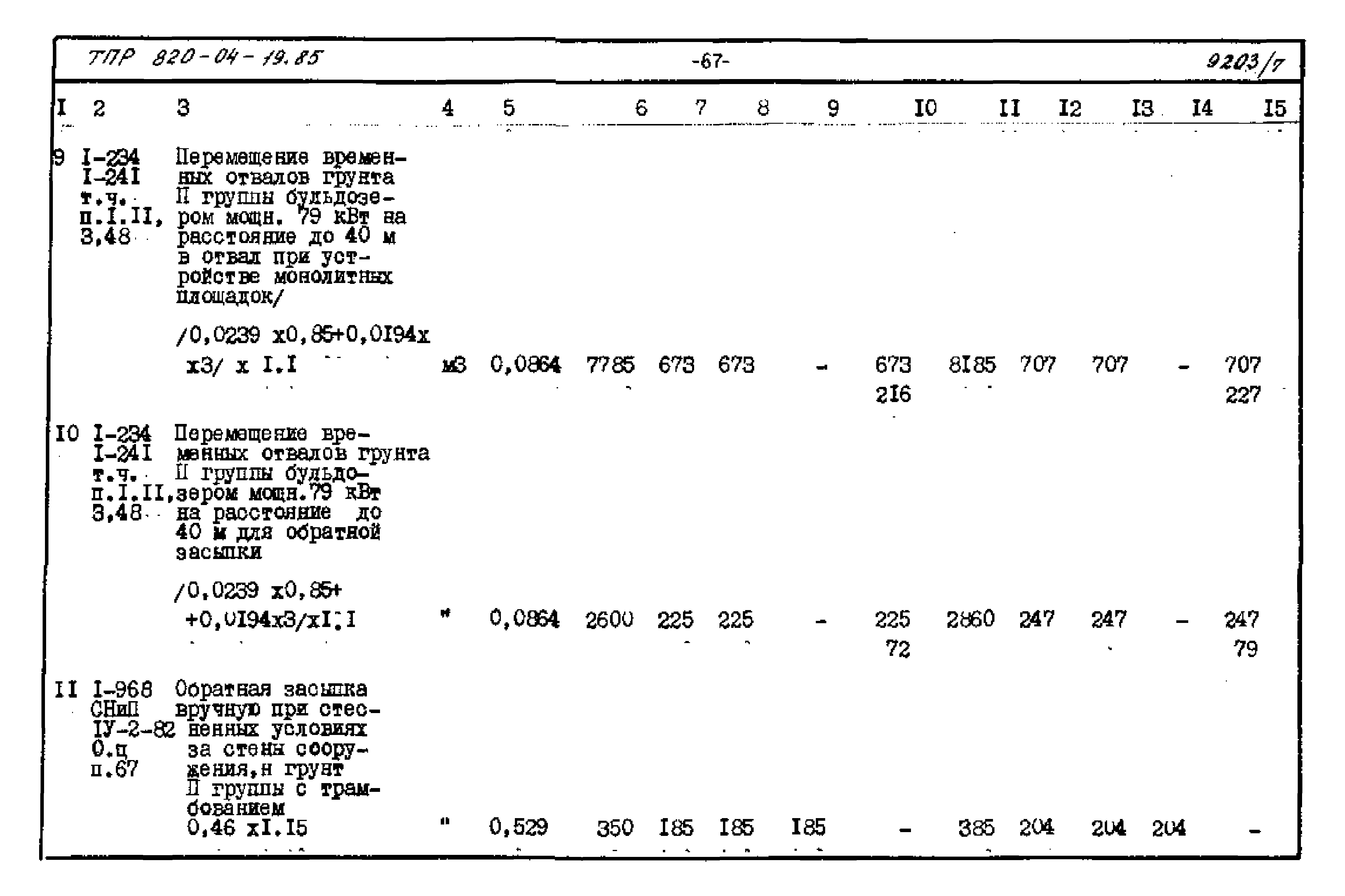 Типовые проектные решения 820-04-19.85