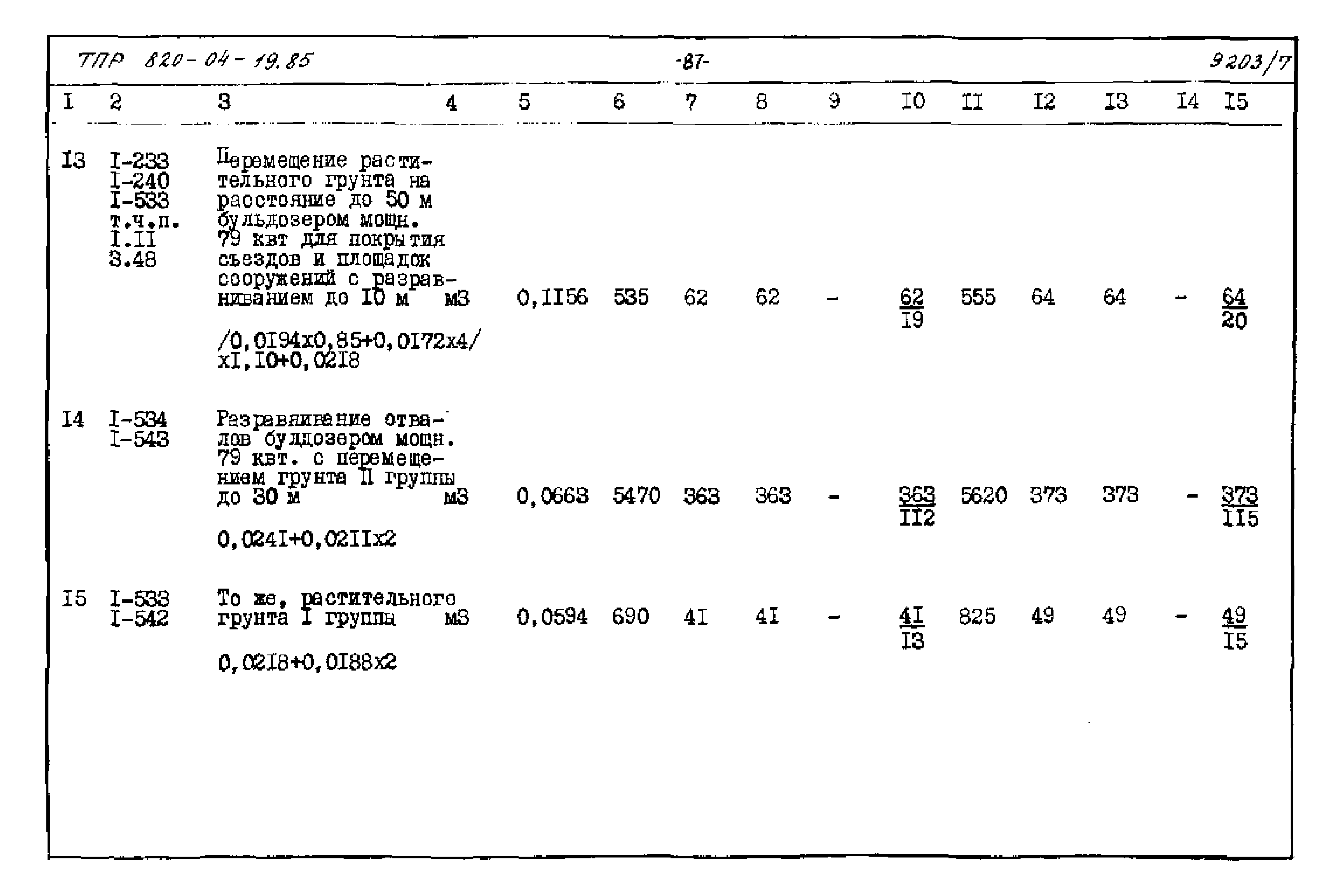 Типовые проектные решения 820-04-19.85