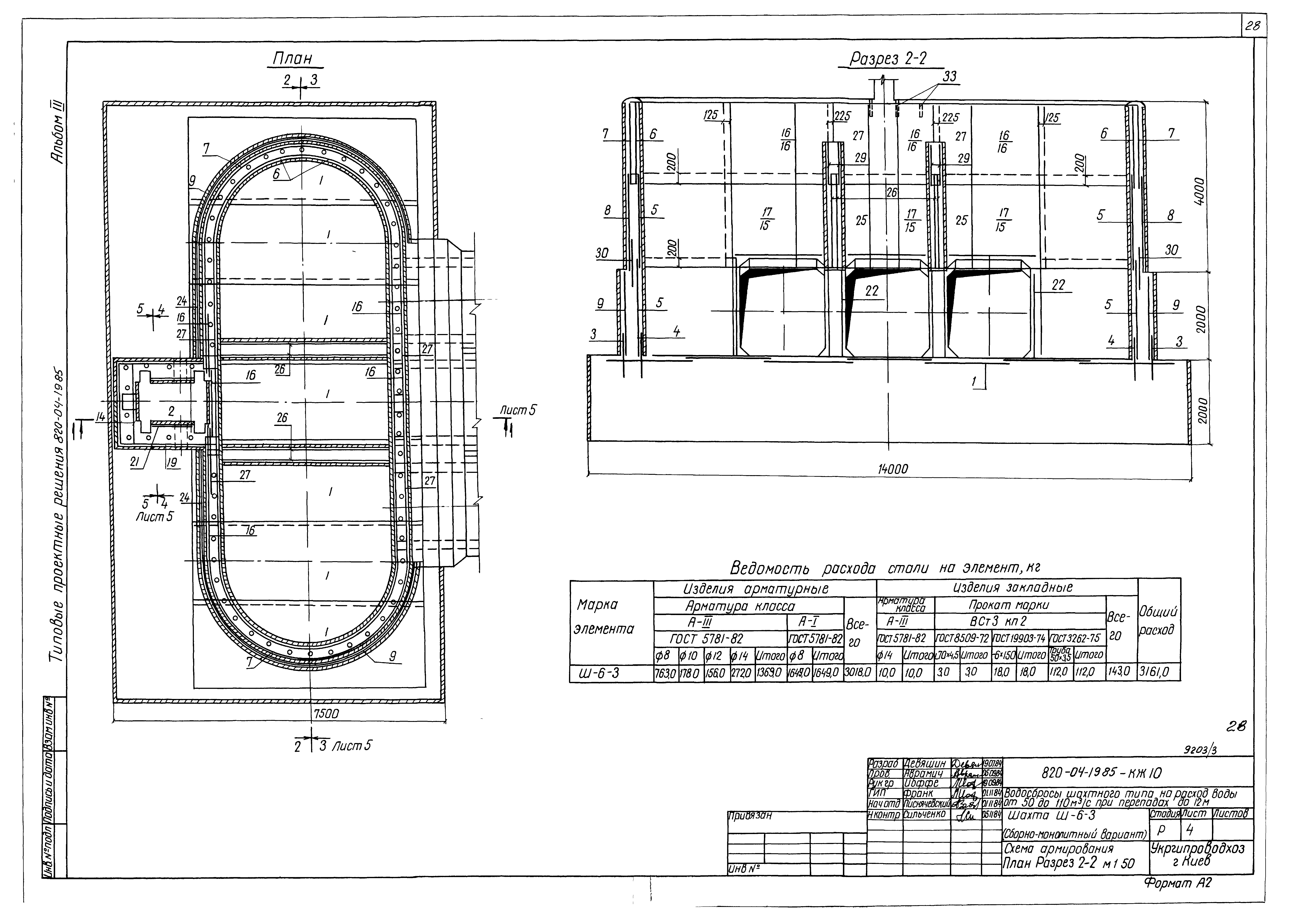 Типовые проектные решения 820-04-19.85