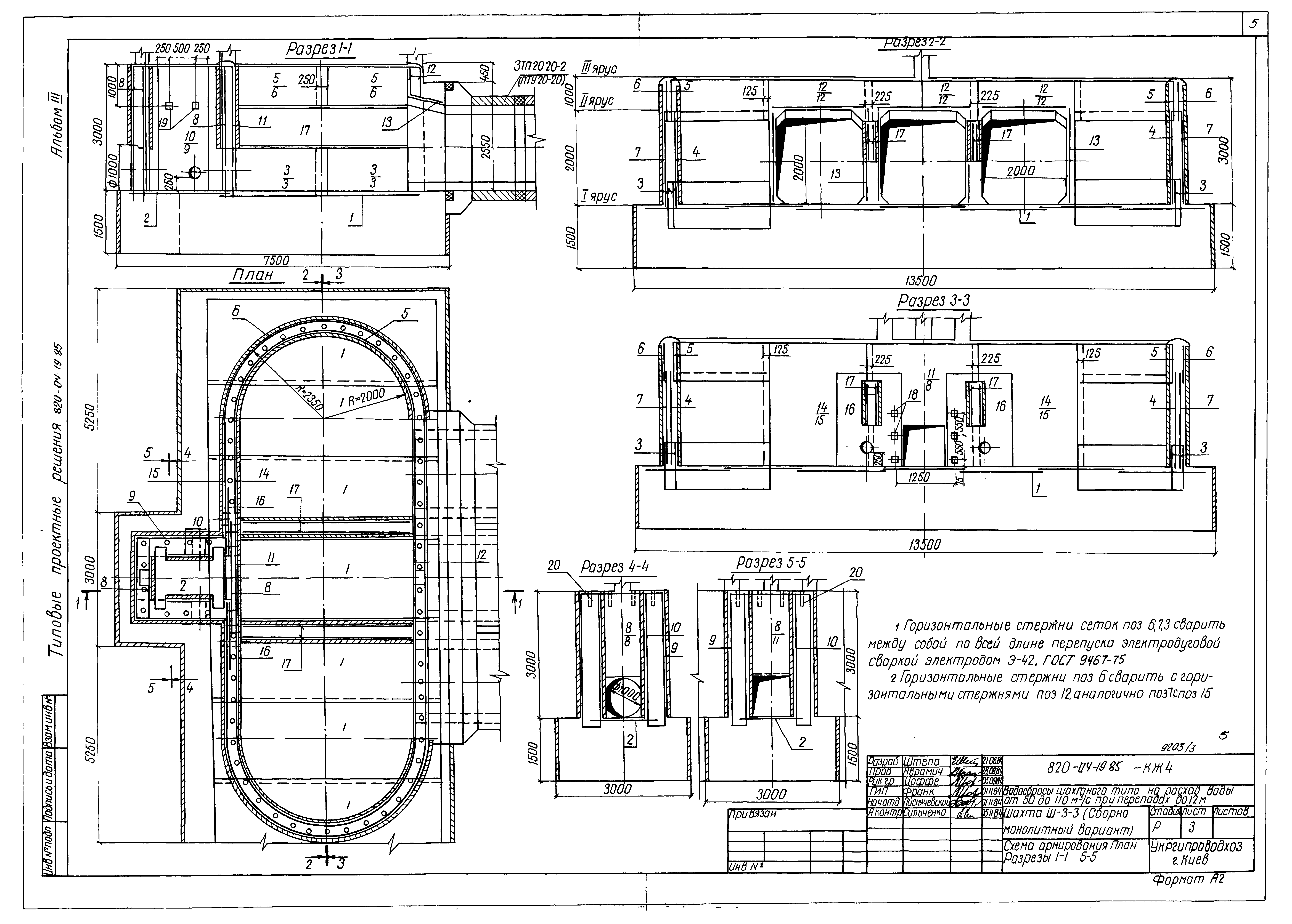 Типовые проектные решения 820-04-19.85