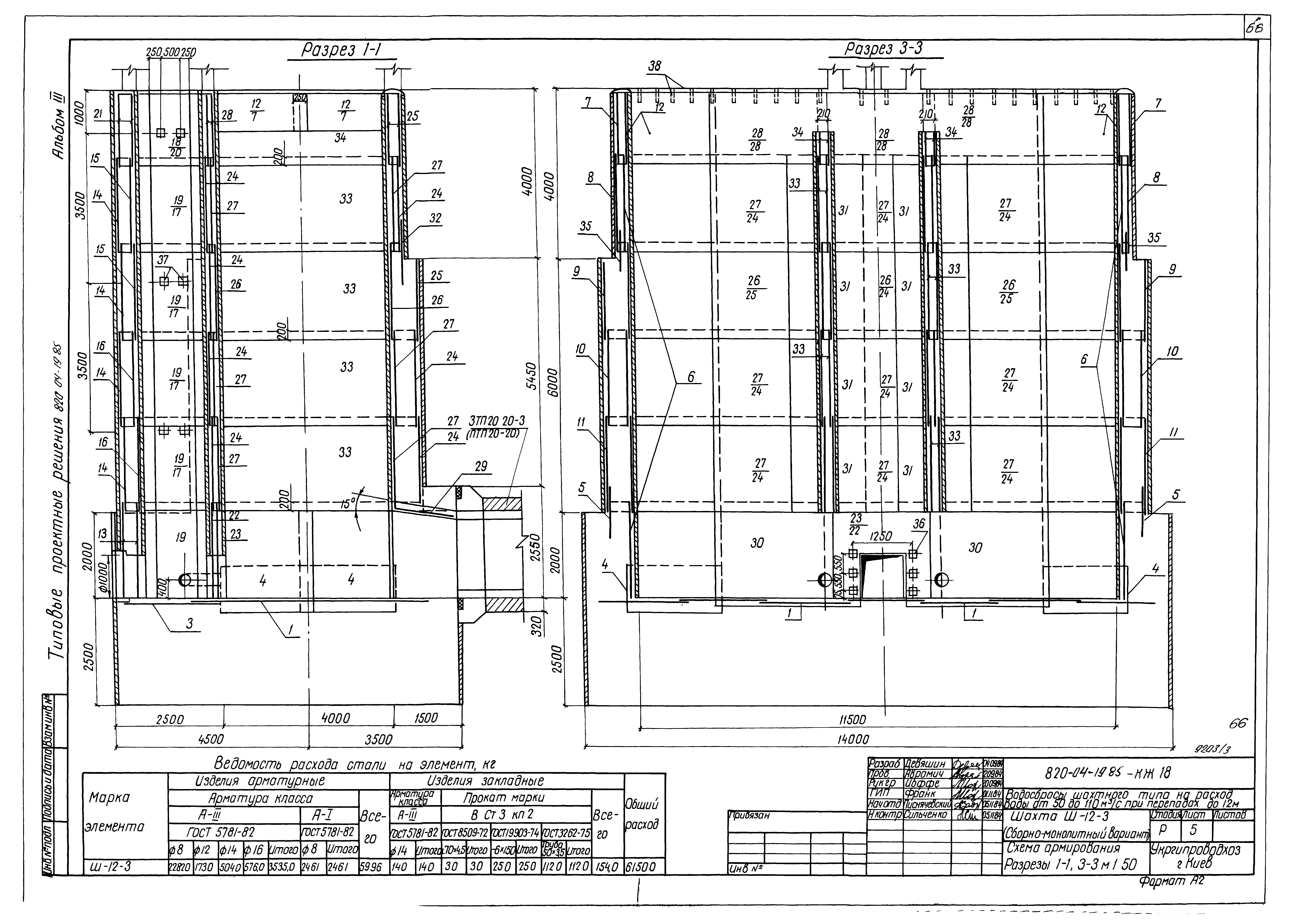 Типовые проектные решения 820-04-19.85