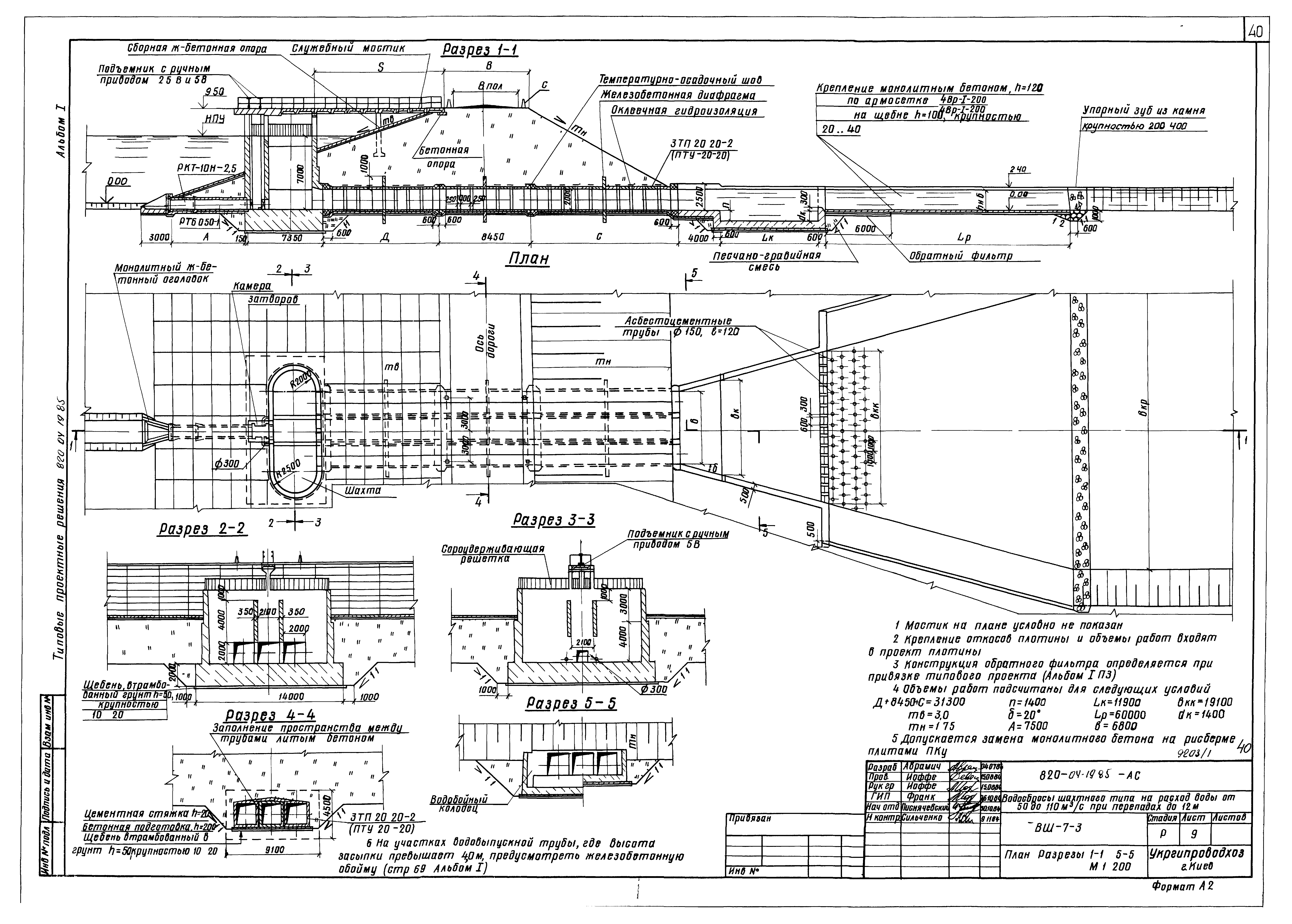 Типовые проектные решения 820-04-19.85