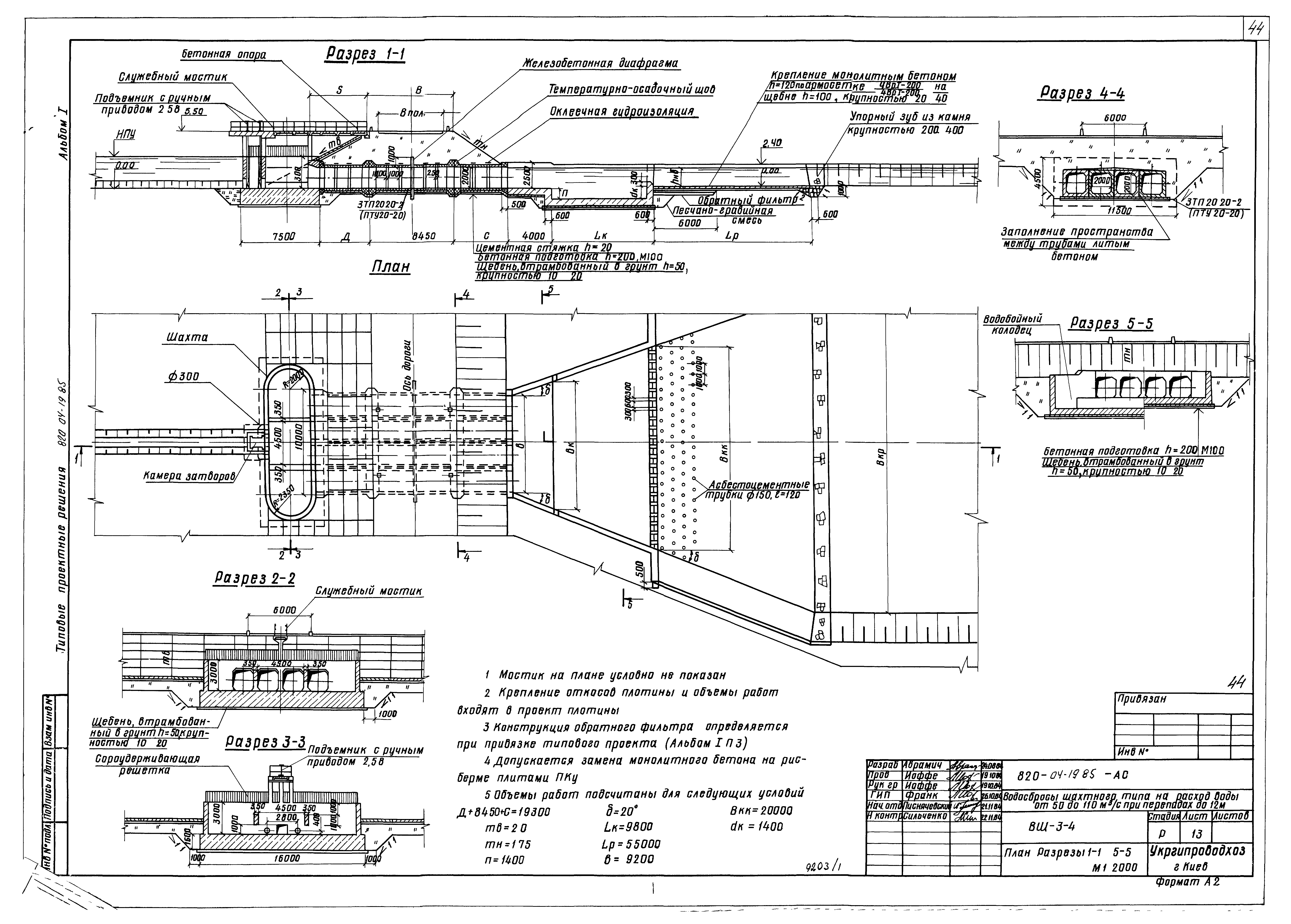 Типовые проектные решения 820-04-19.85