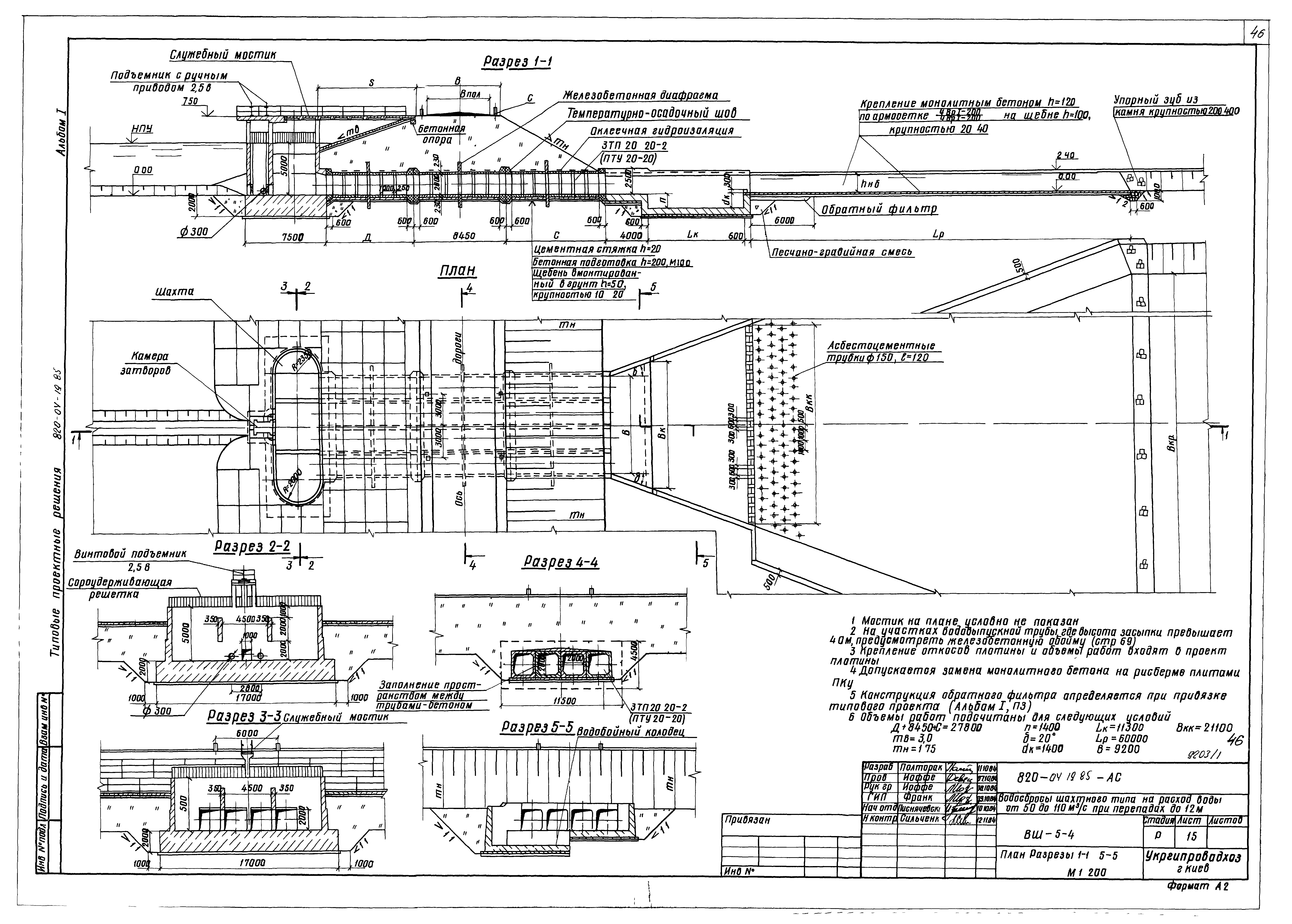 Типовые проектные решения 820-04-19.85