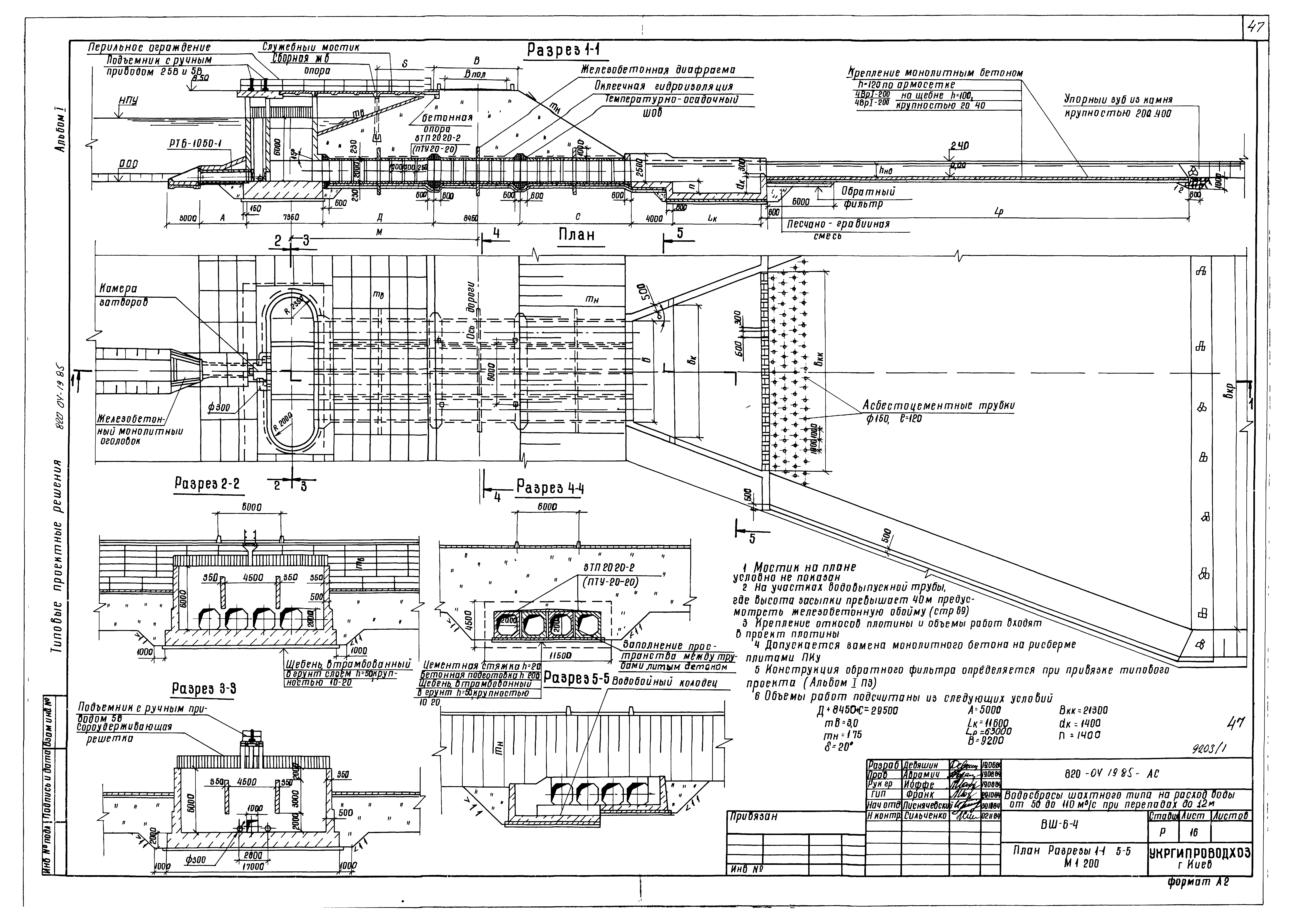 Типовые проектные решения 820-04-19.85