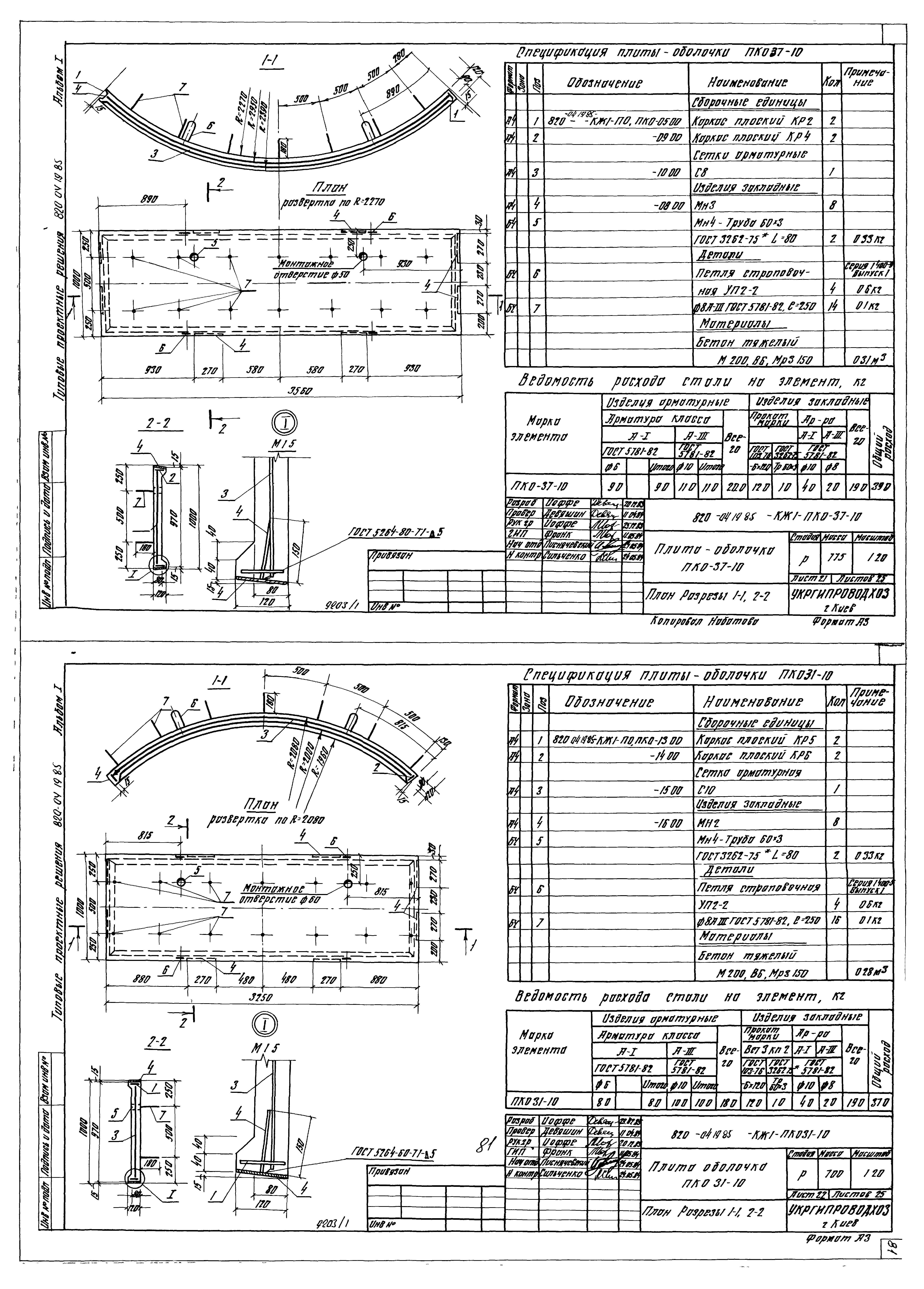 Типовые проектные решения 820-04-19.85