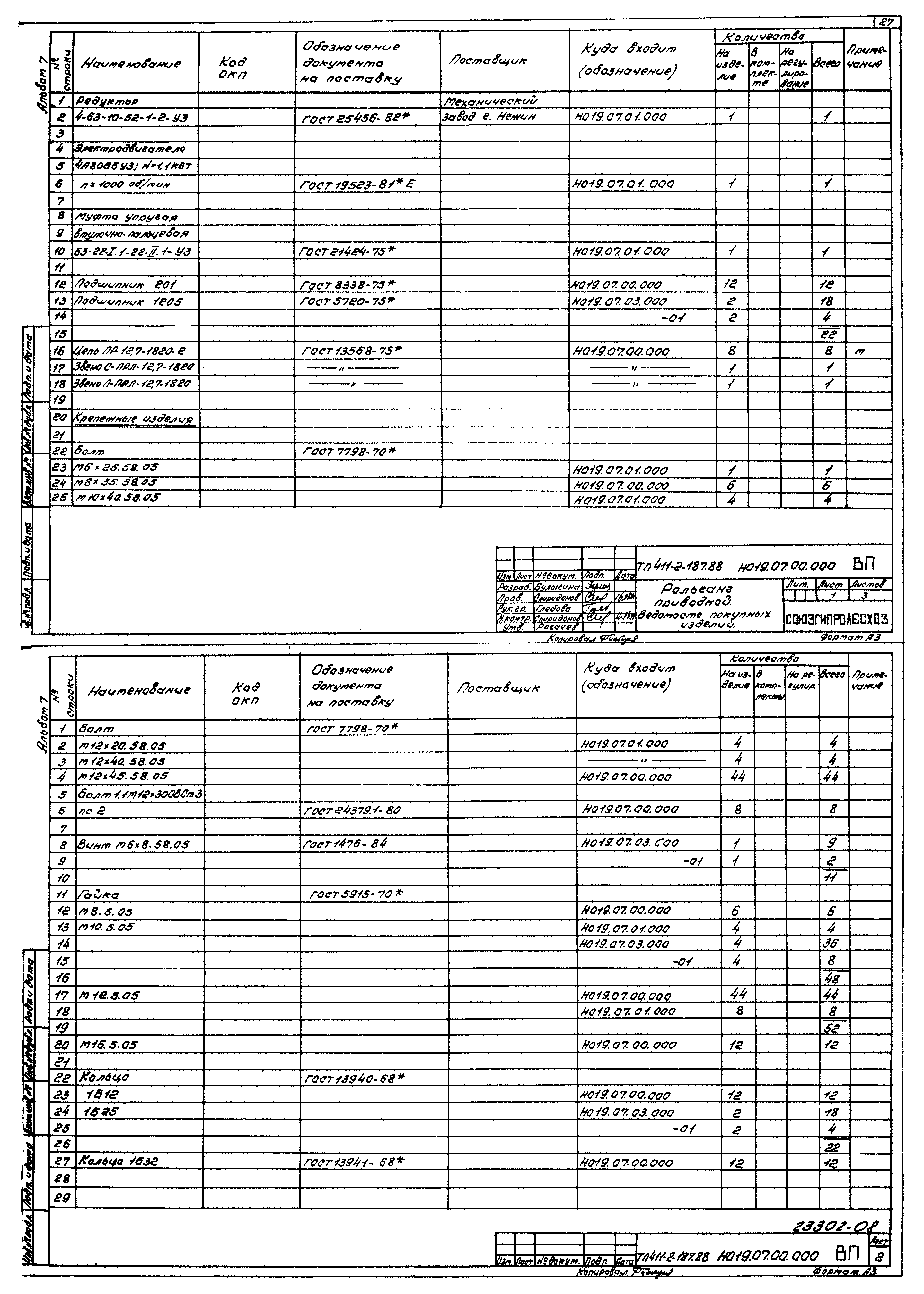 Типовой проект 411-2-187.88