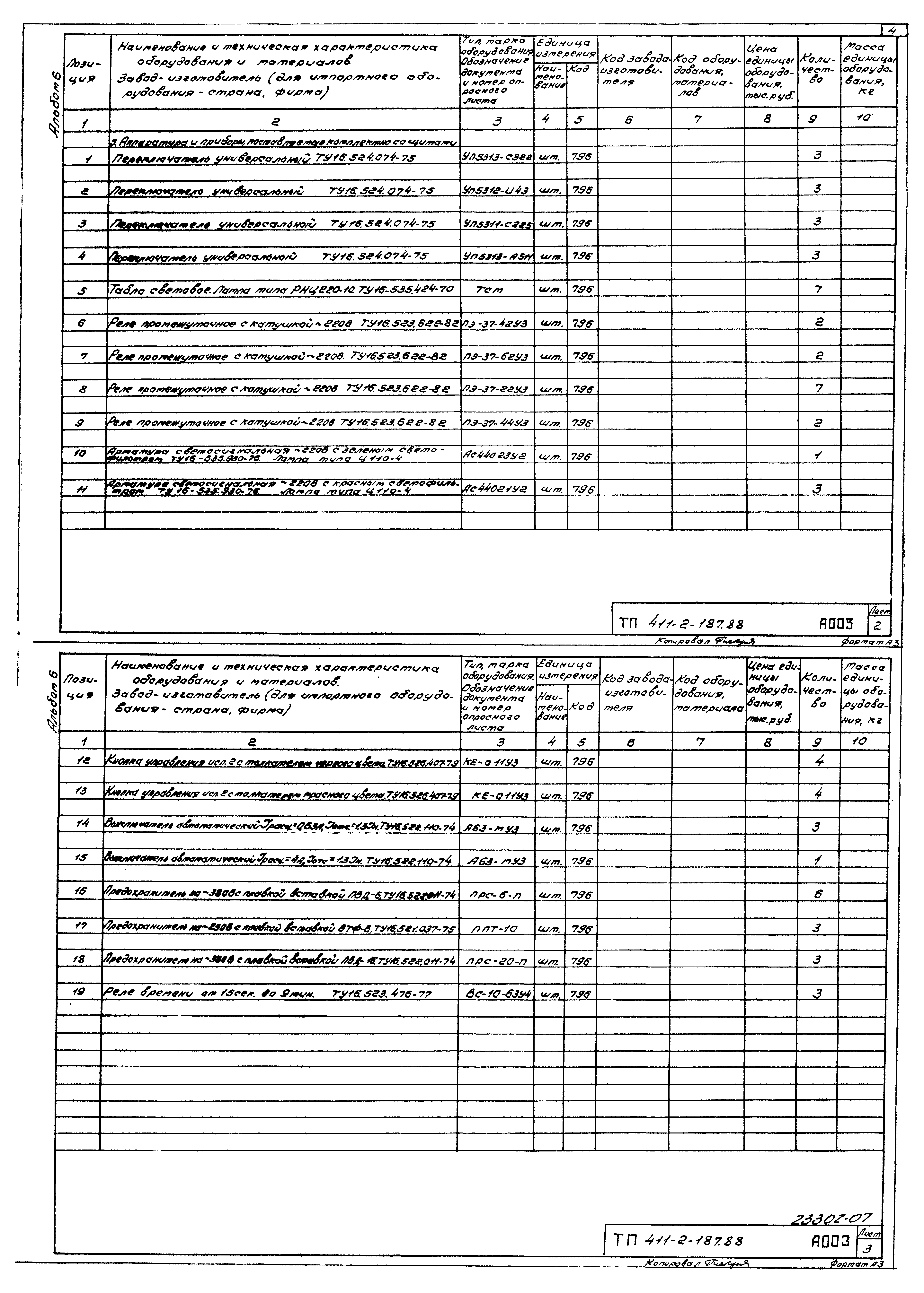 Типовой проект 411-2-187.88