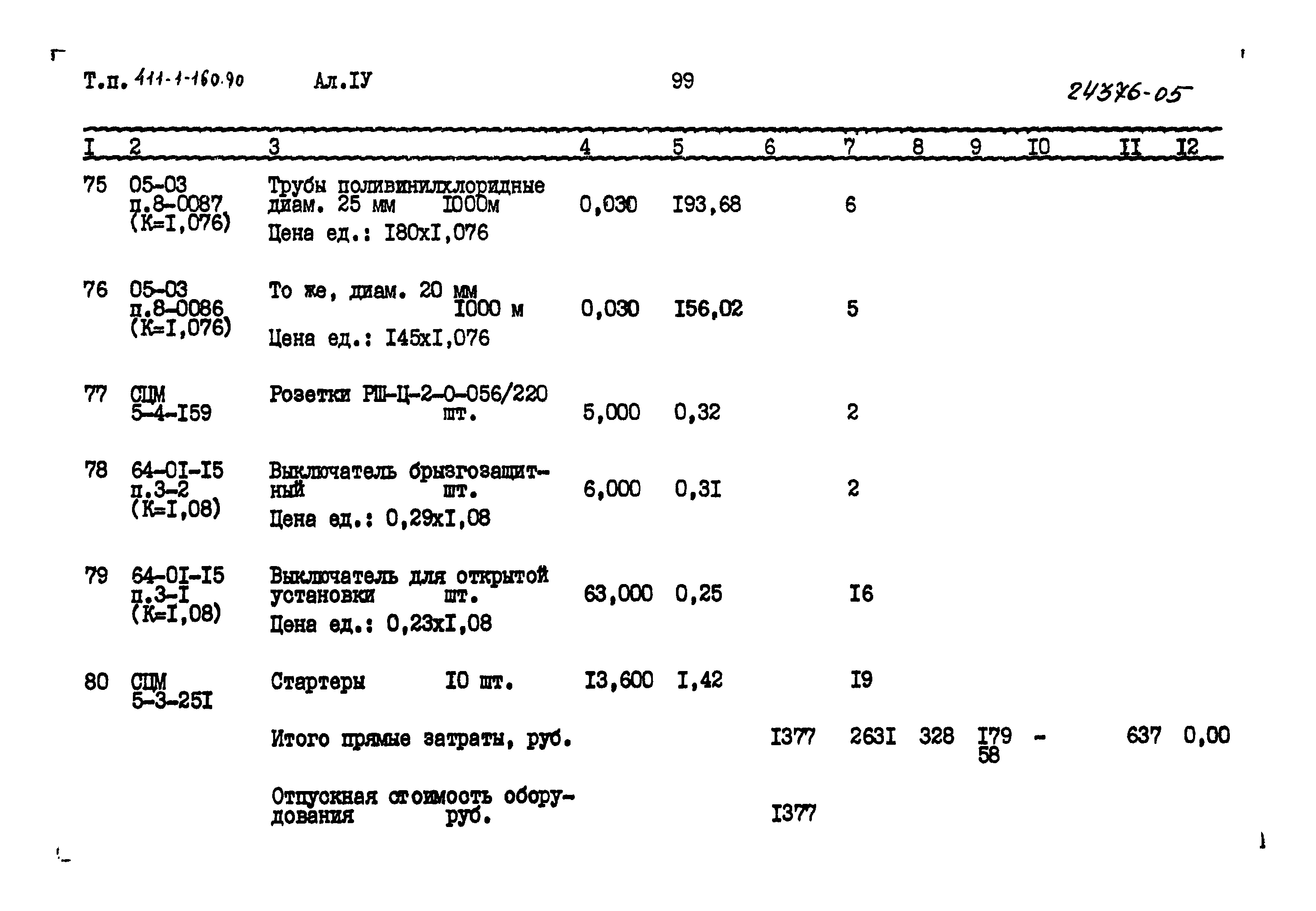 Типовой проект 411-1-160.90