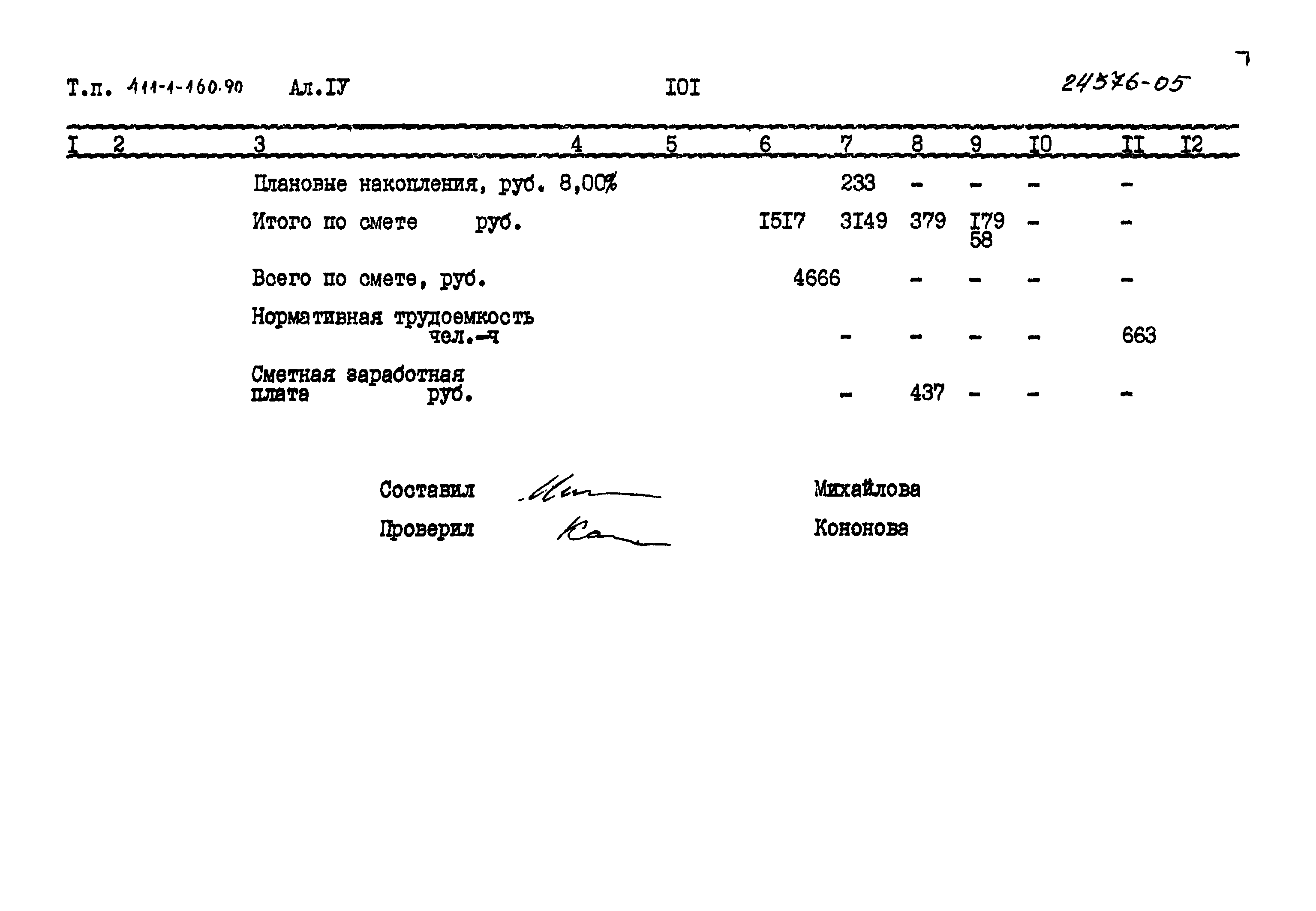 Типовой проект 411-1-160.90
