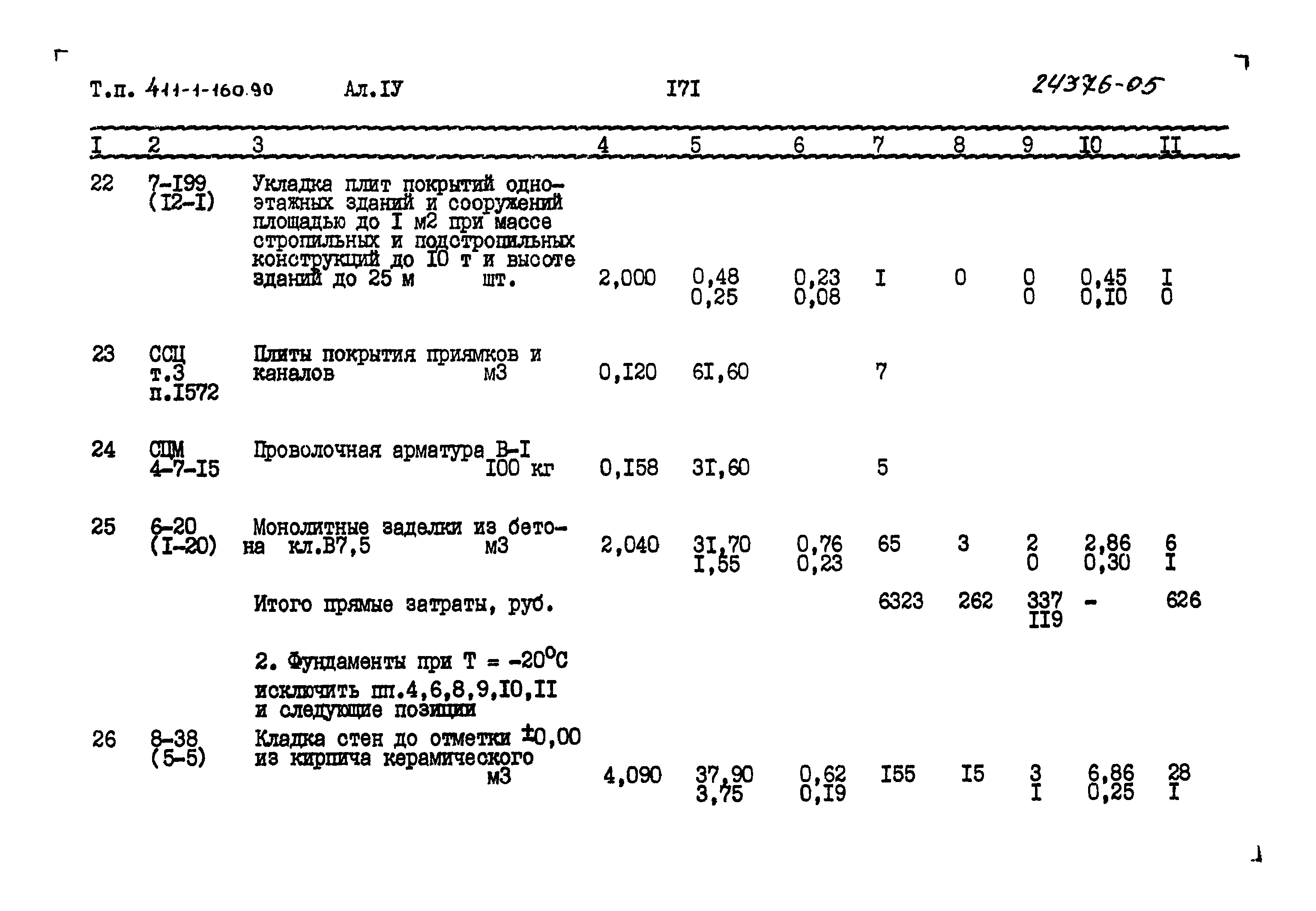 Типовой проект 411-1-160.90