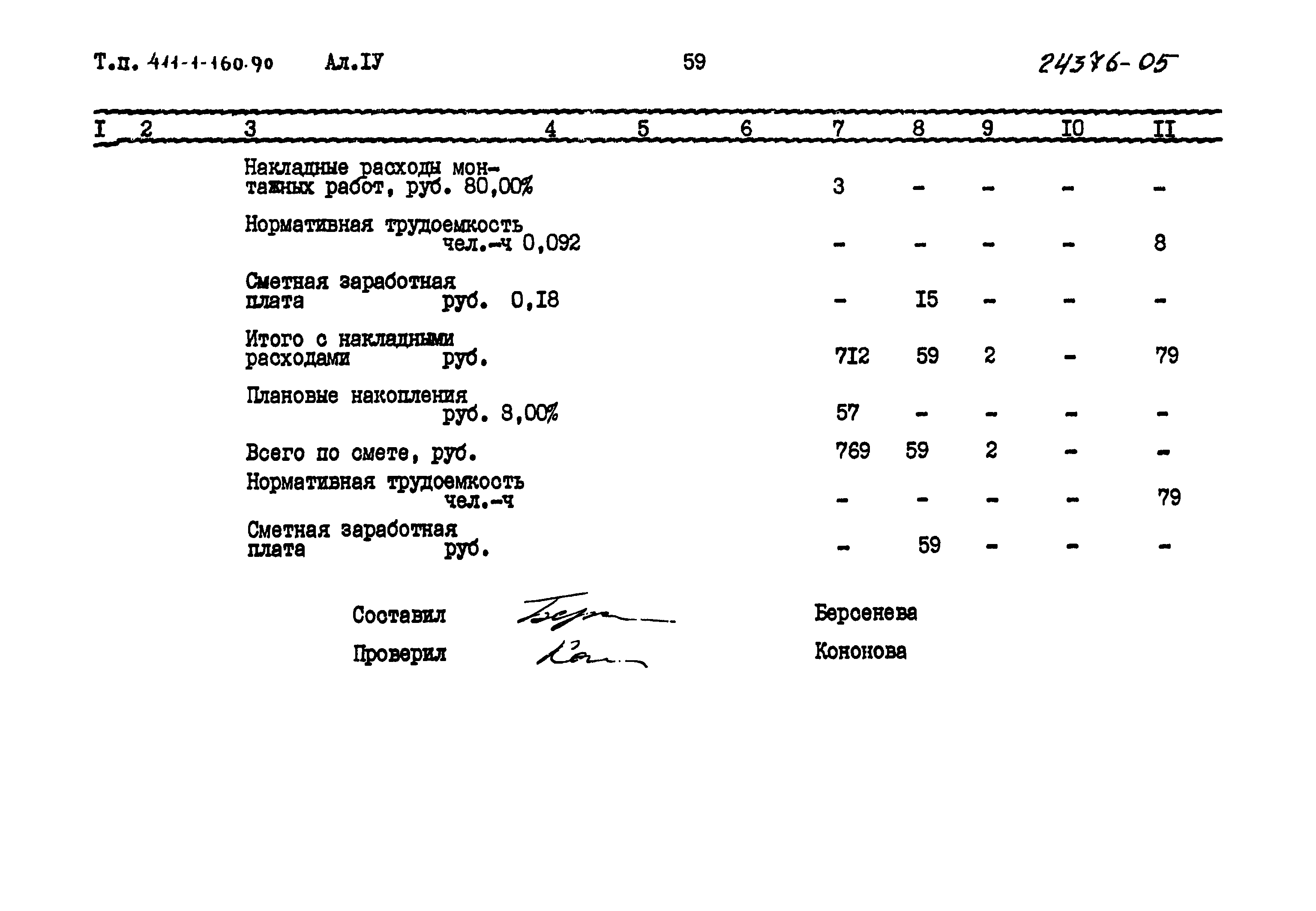 Типовой проект 411-1-160.90