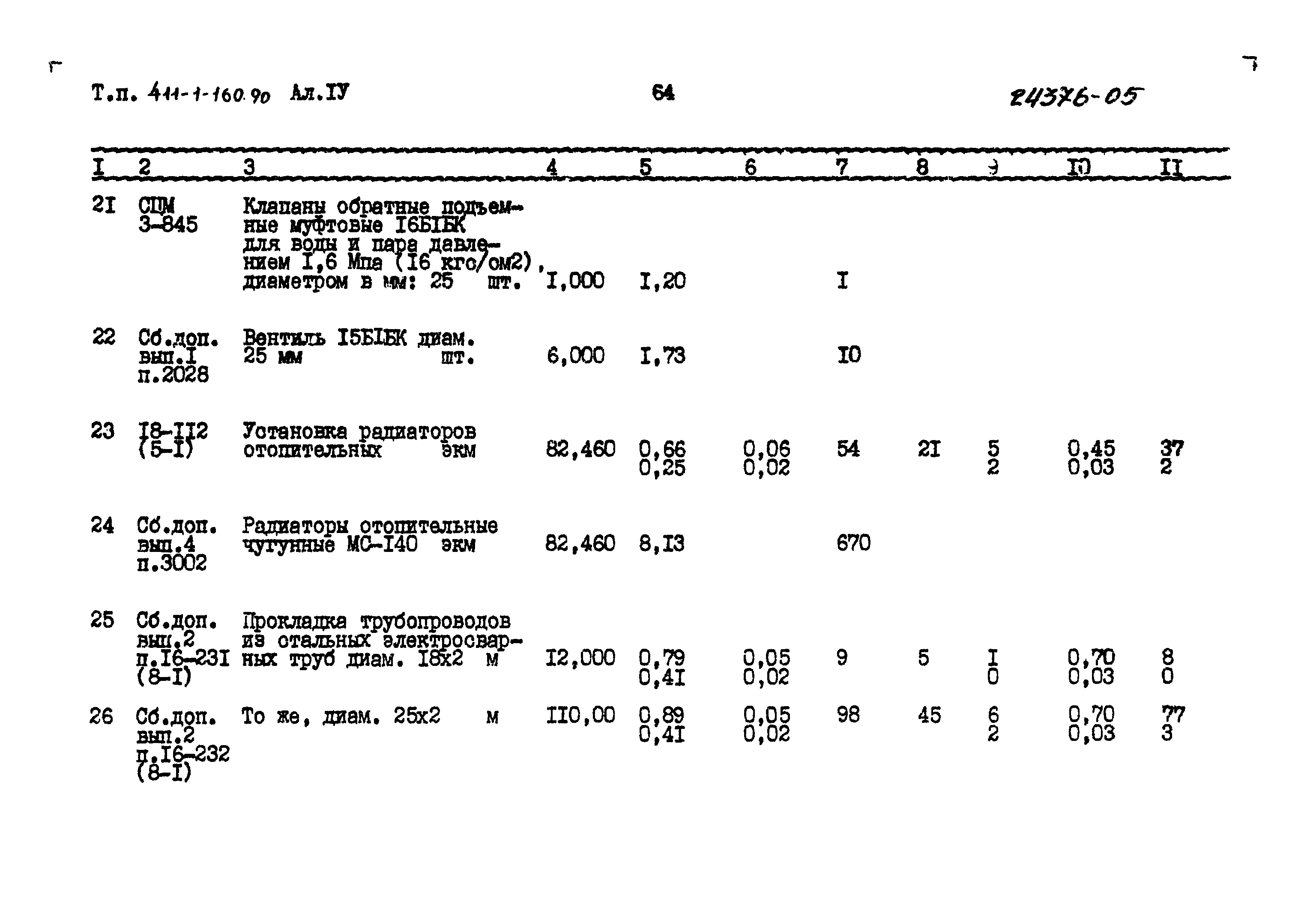 Типовой проект 411-1-160.90
