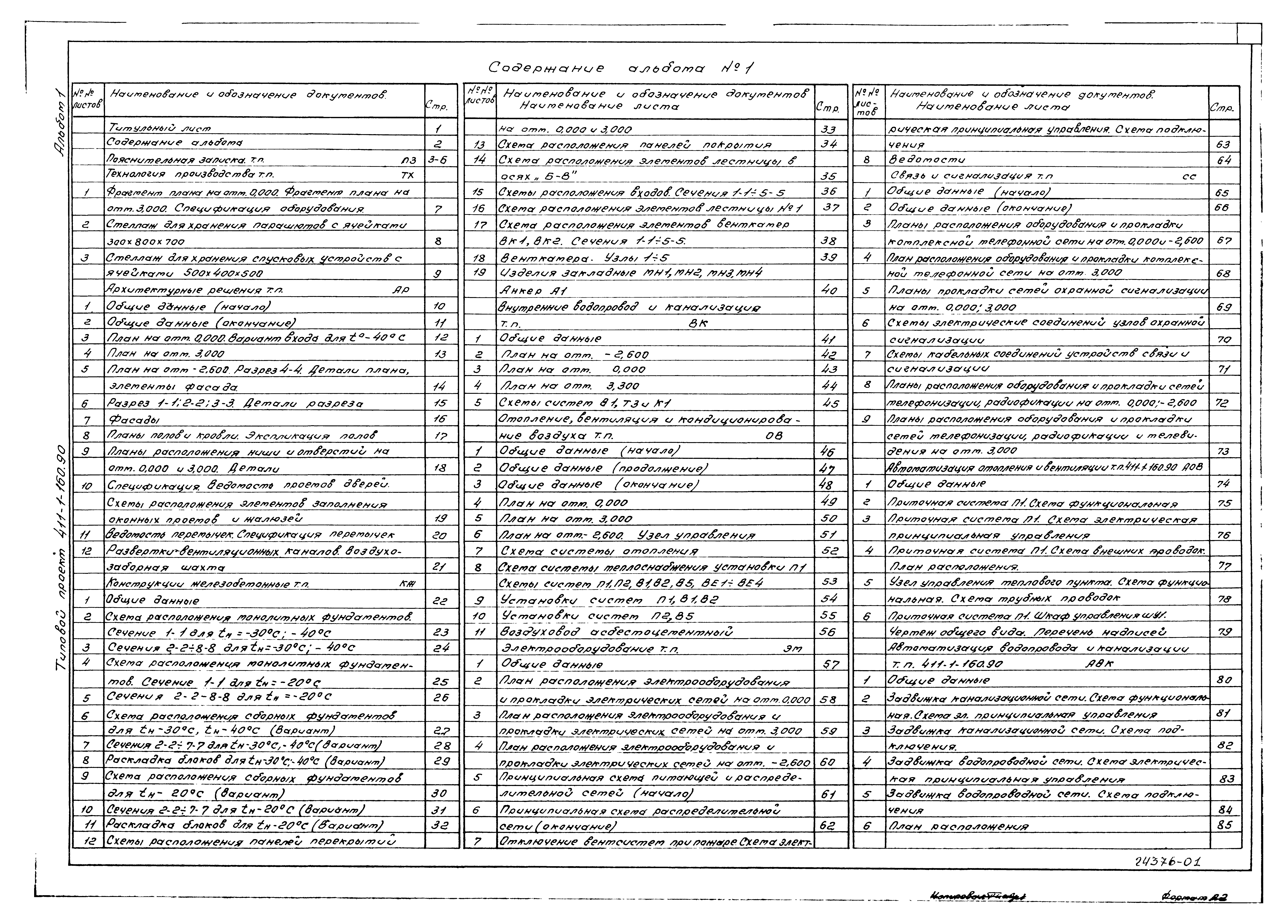 Типовой проект 411-1-160.90