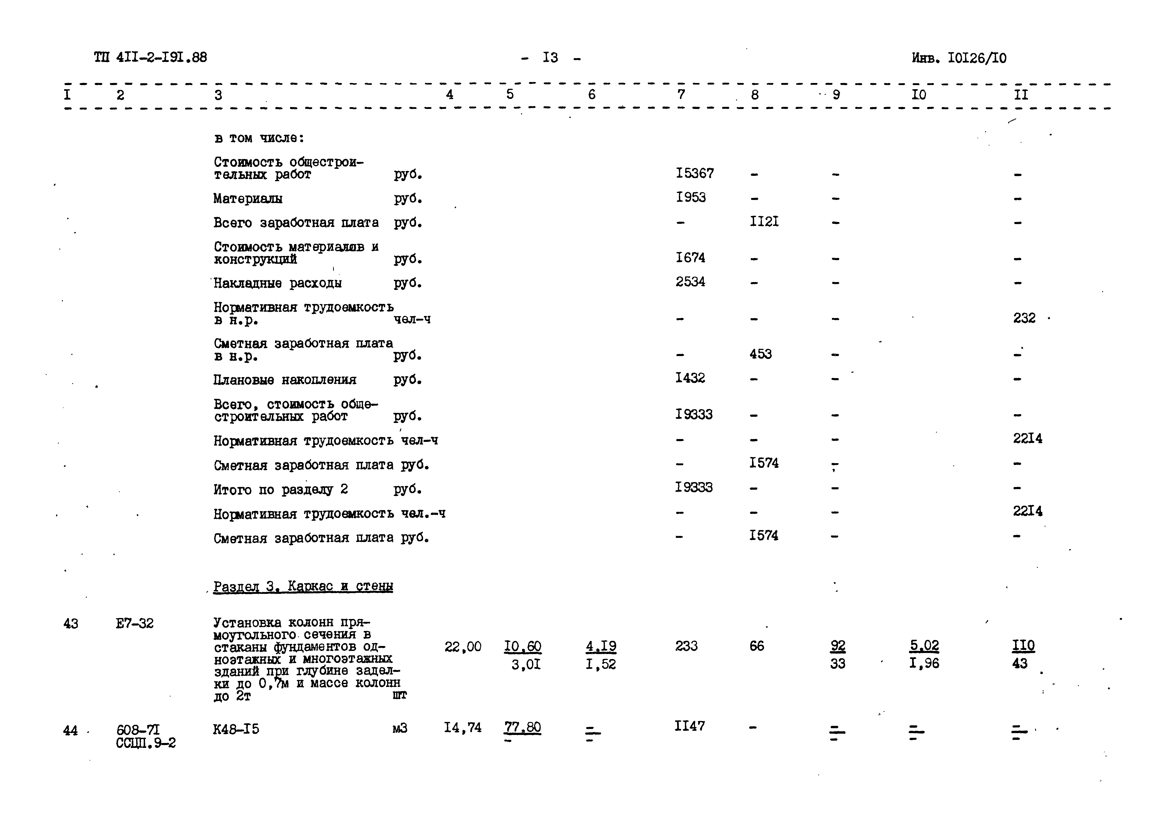 Типовой проект 411-2-191.88