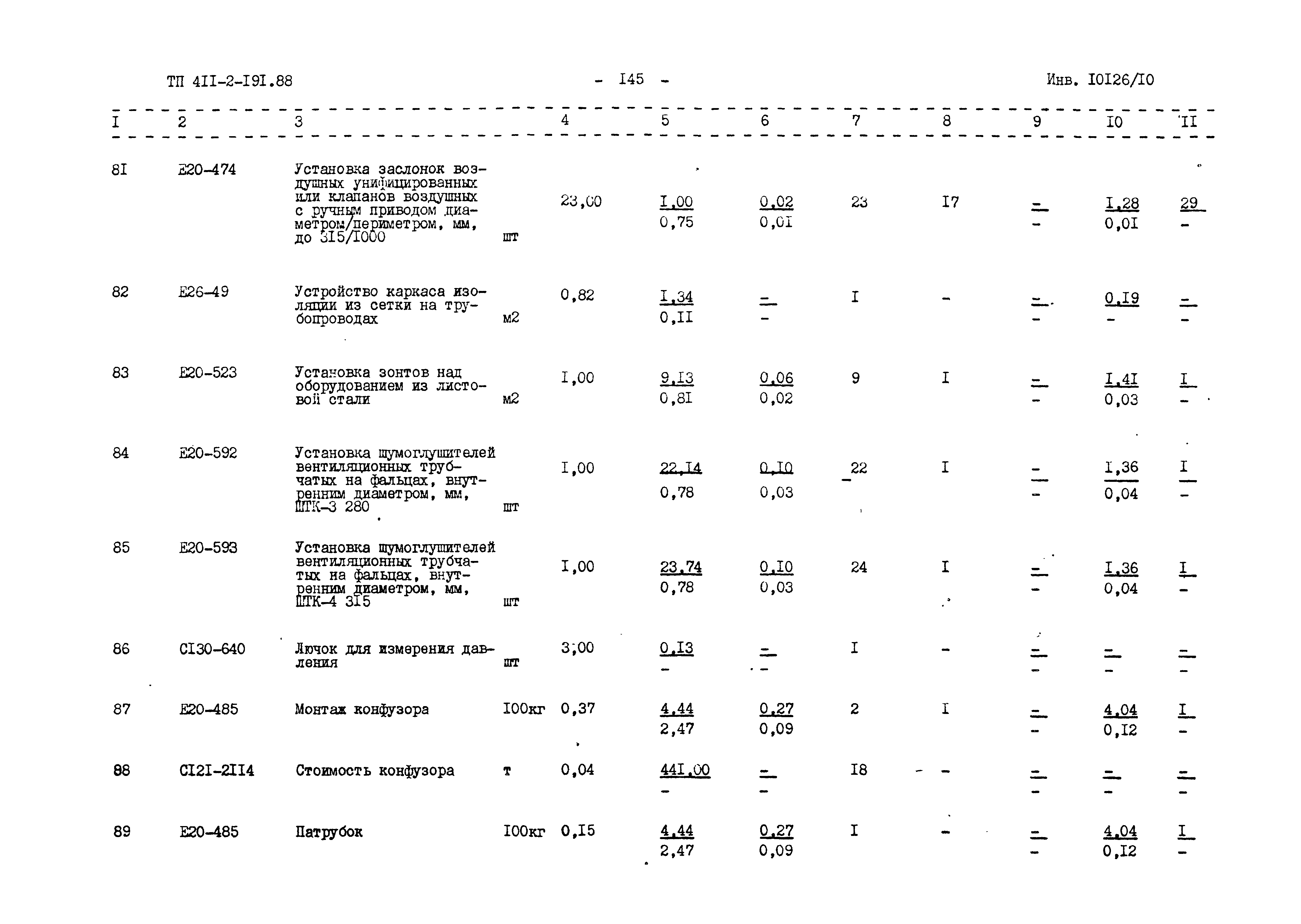 Типовой проект 411-2-191.88