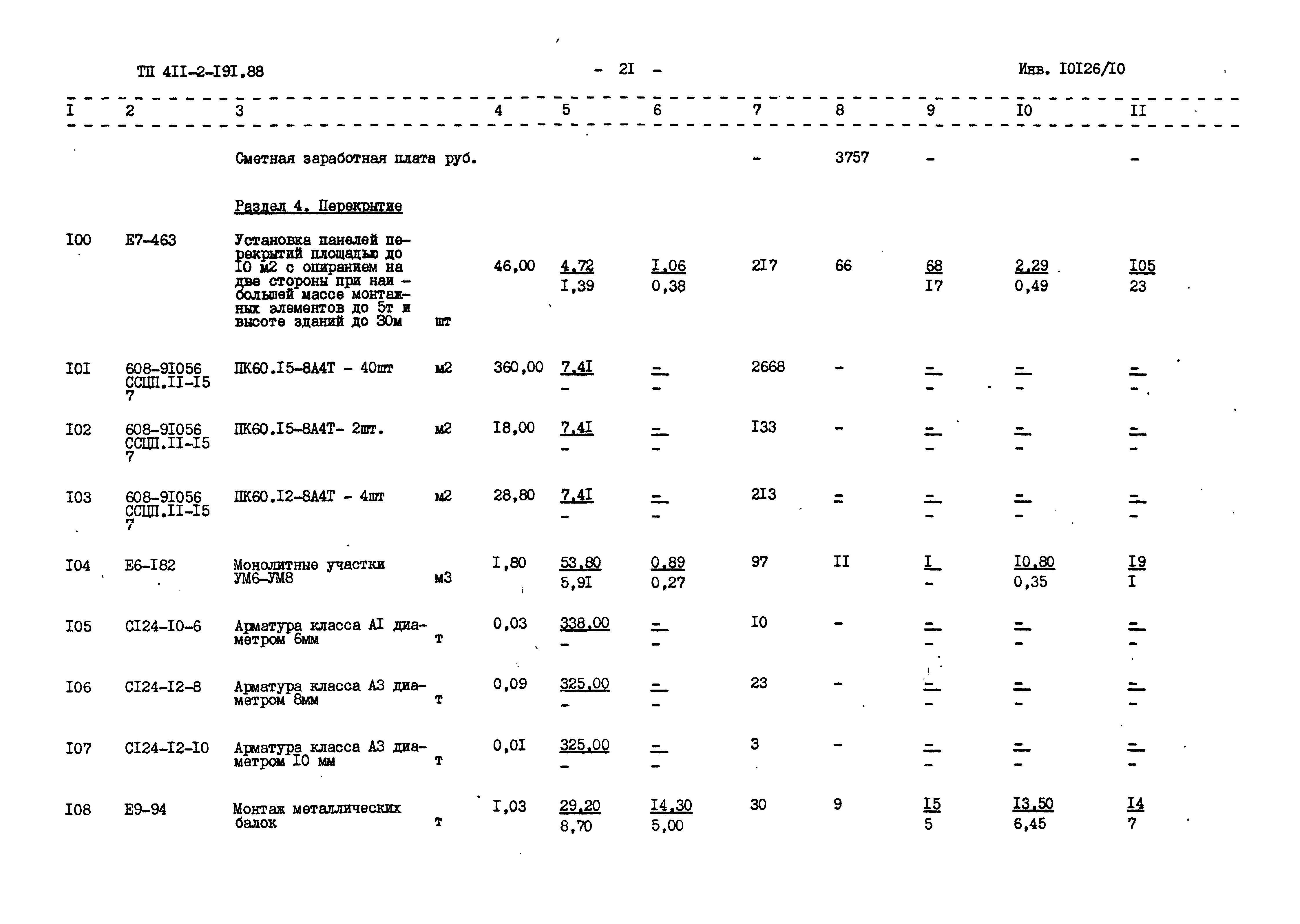 Типовой проект 411-2-191.88
