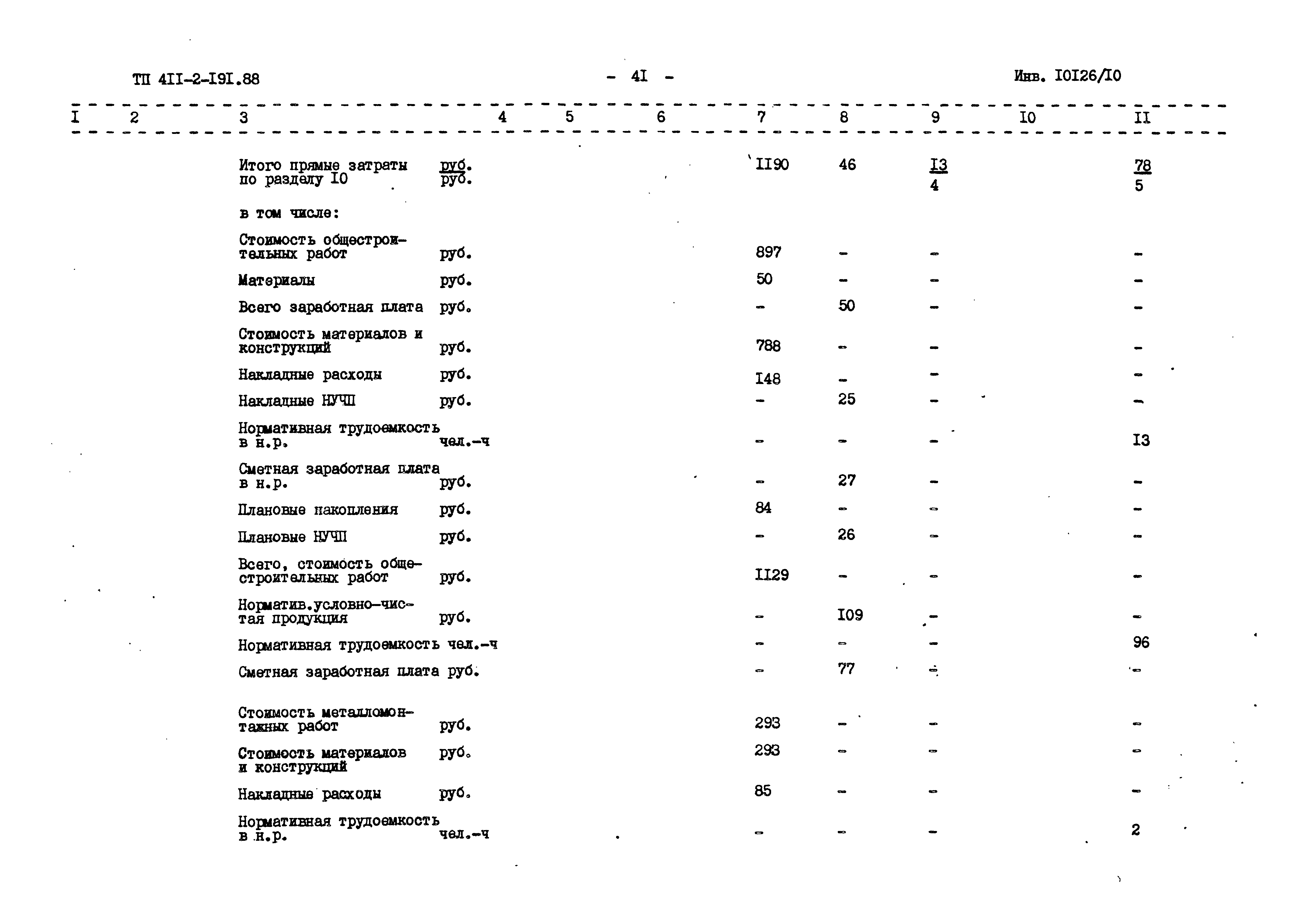 Типовой проект 411-2-191.88