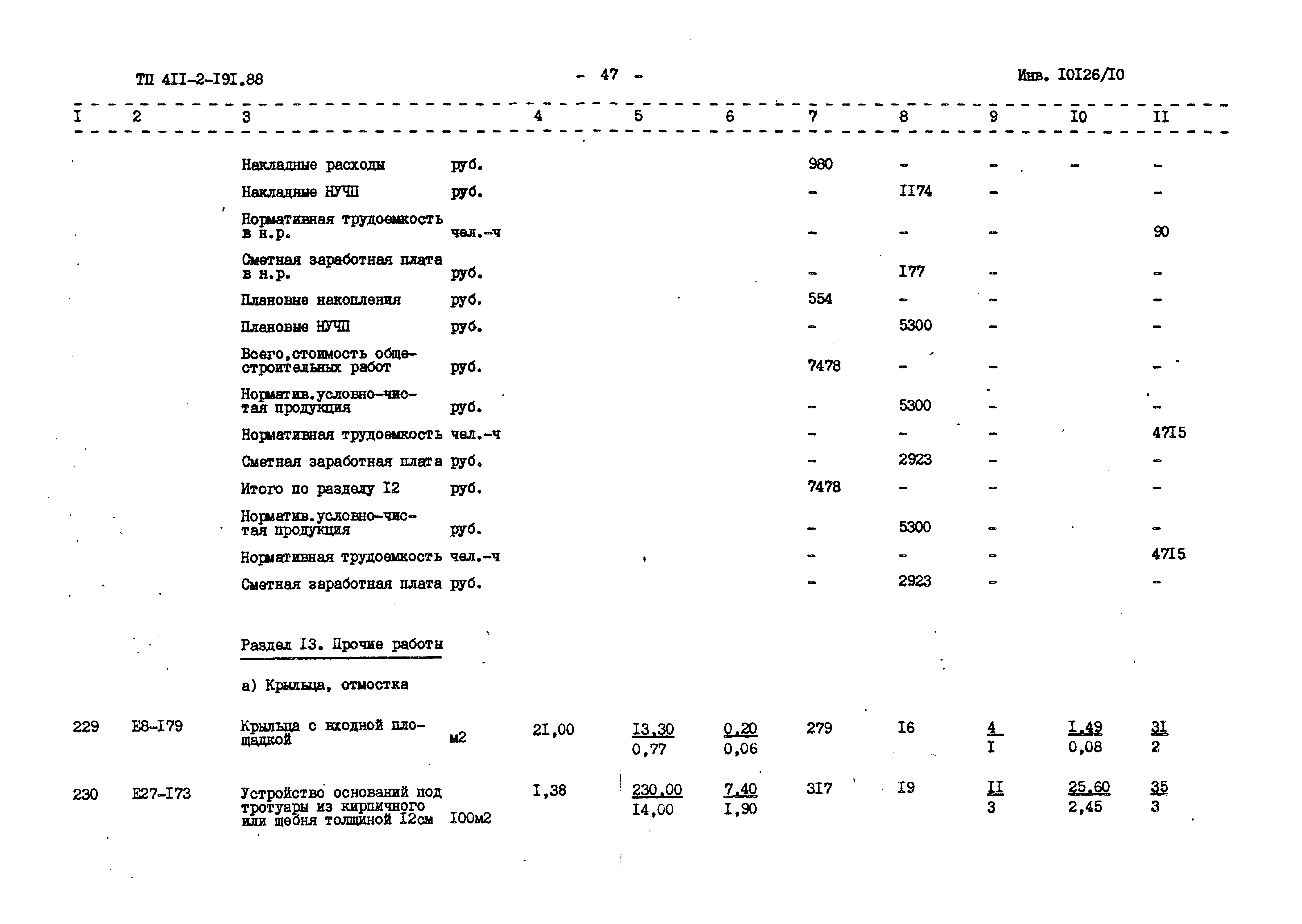 Типовой проект 411-2-191.88