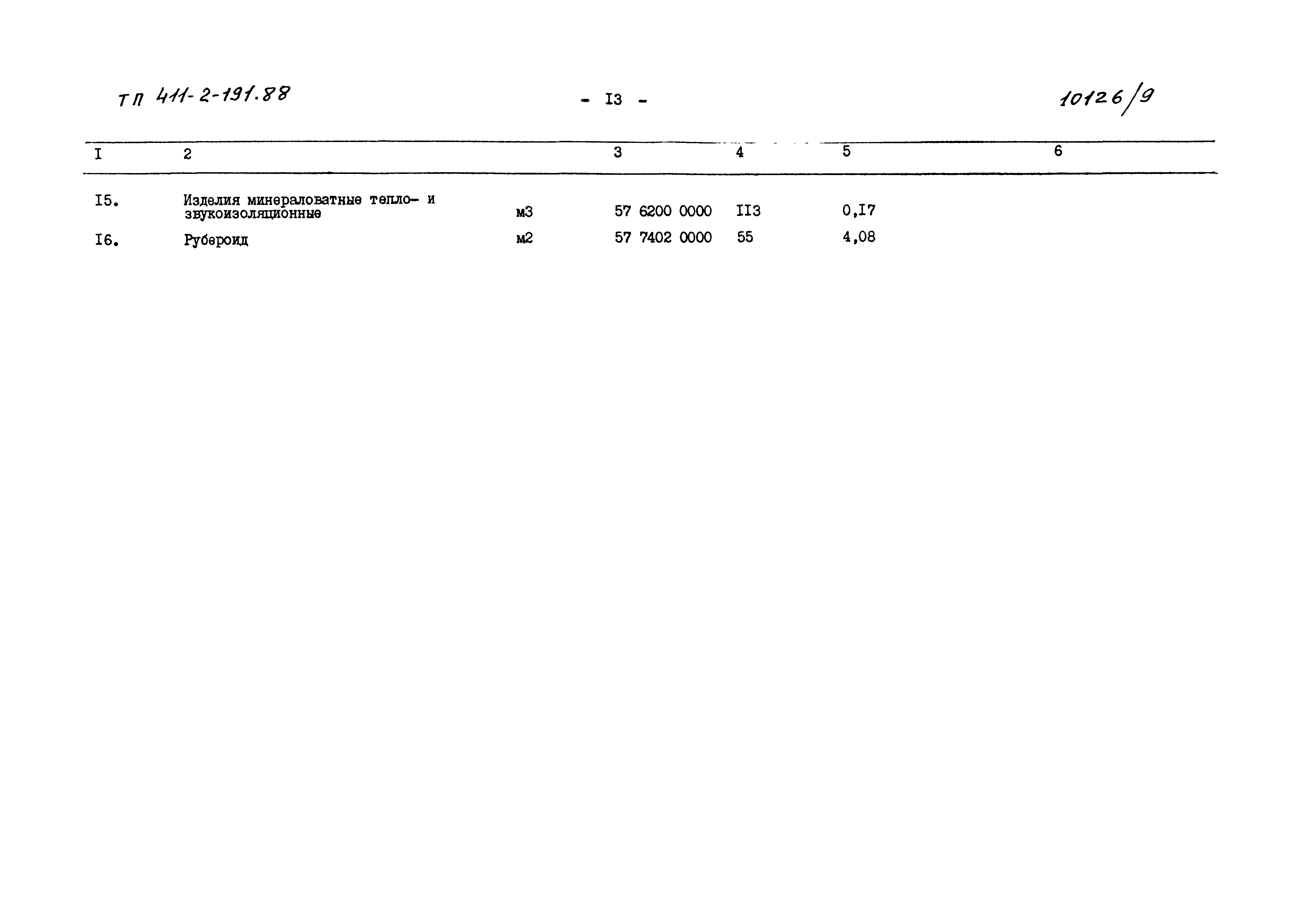 Типовой проект 411-2-191.88