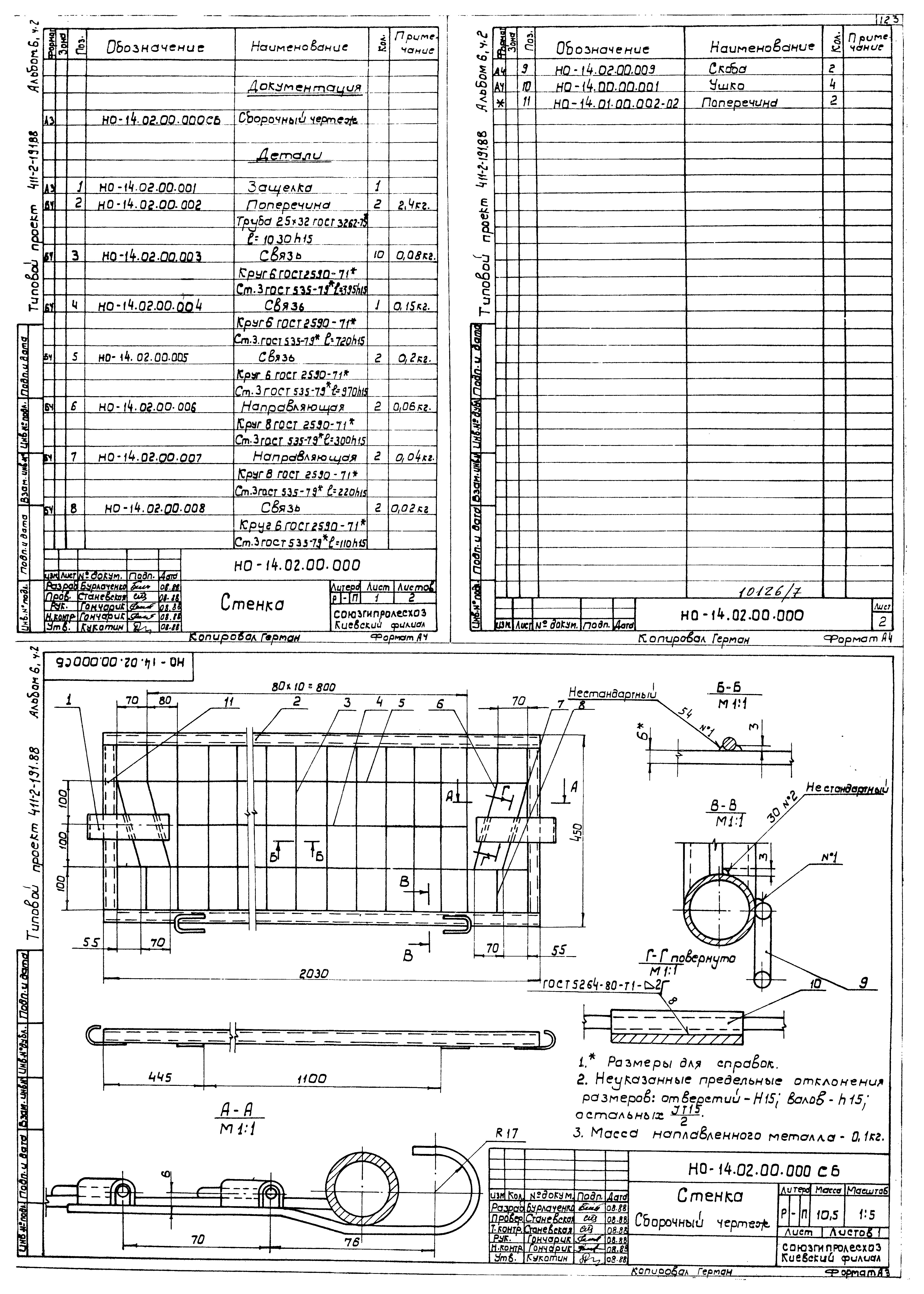 Типовой проект 411-2-191.88