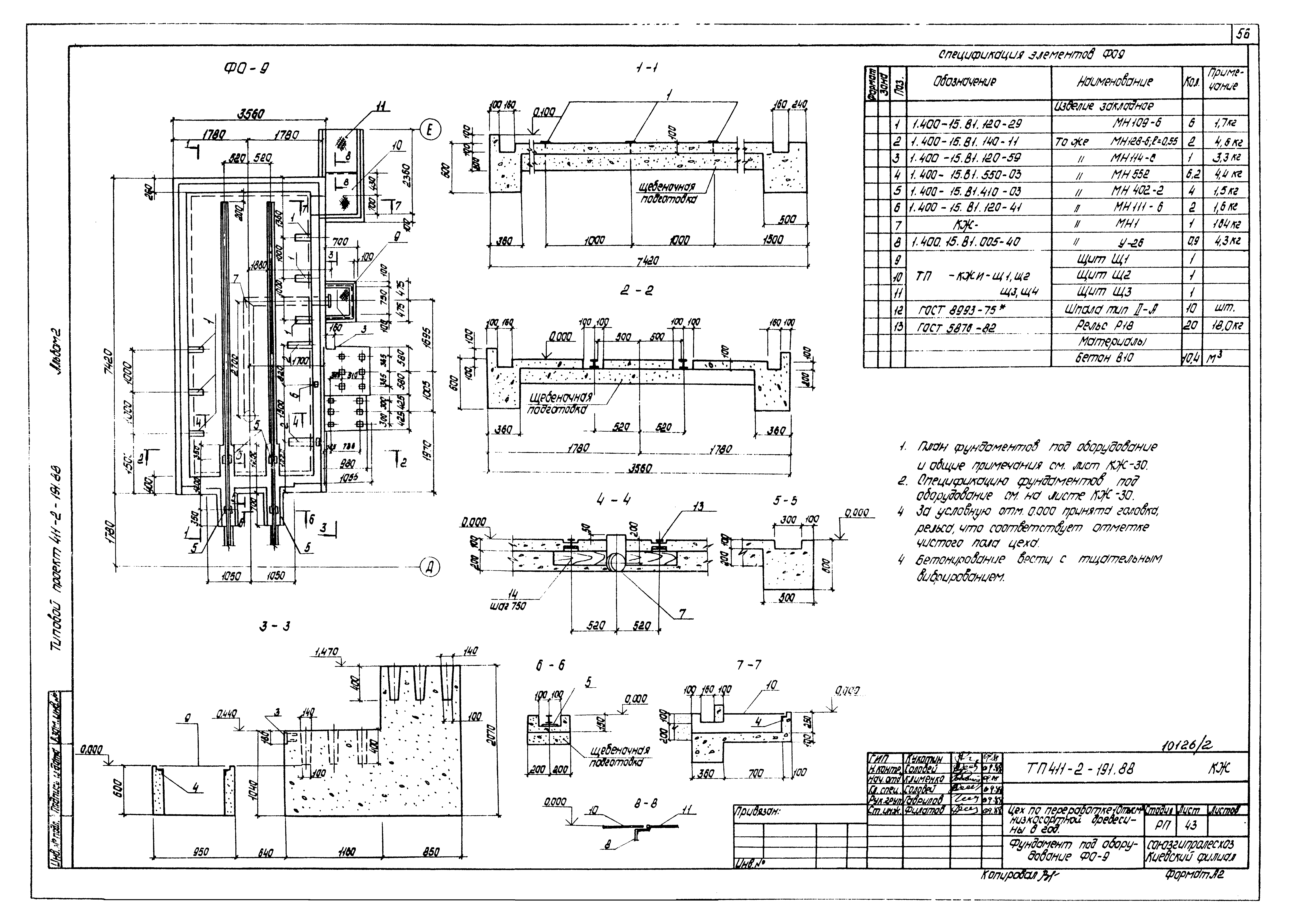 Типовой проект 411-2-191.88