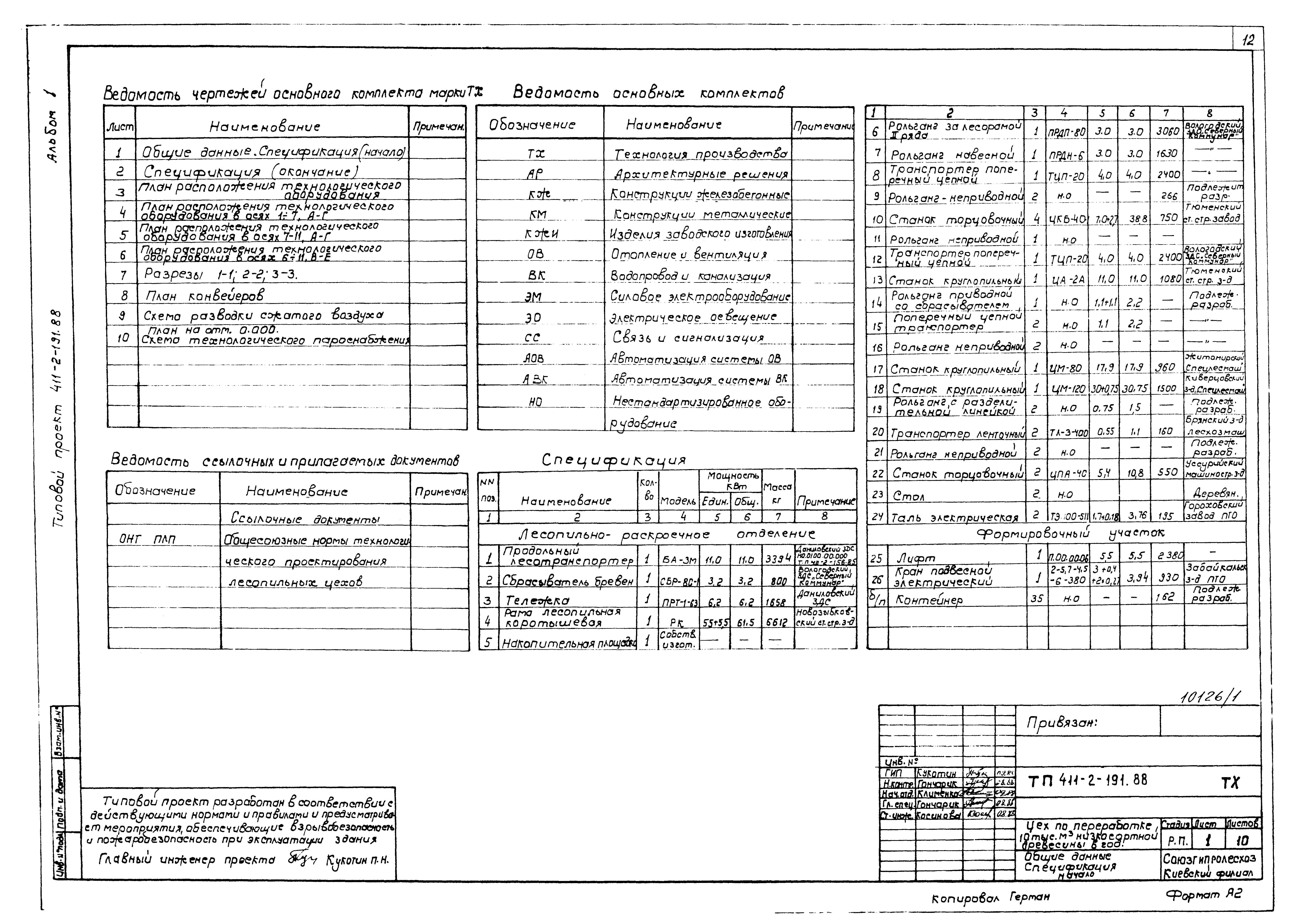 Типовой проект 411-2-191.88