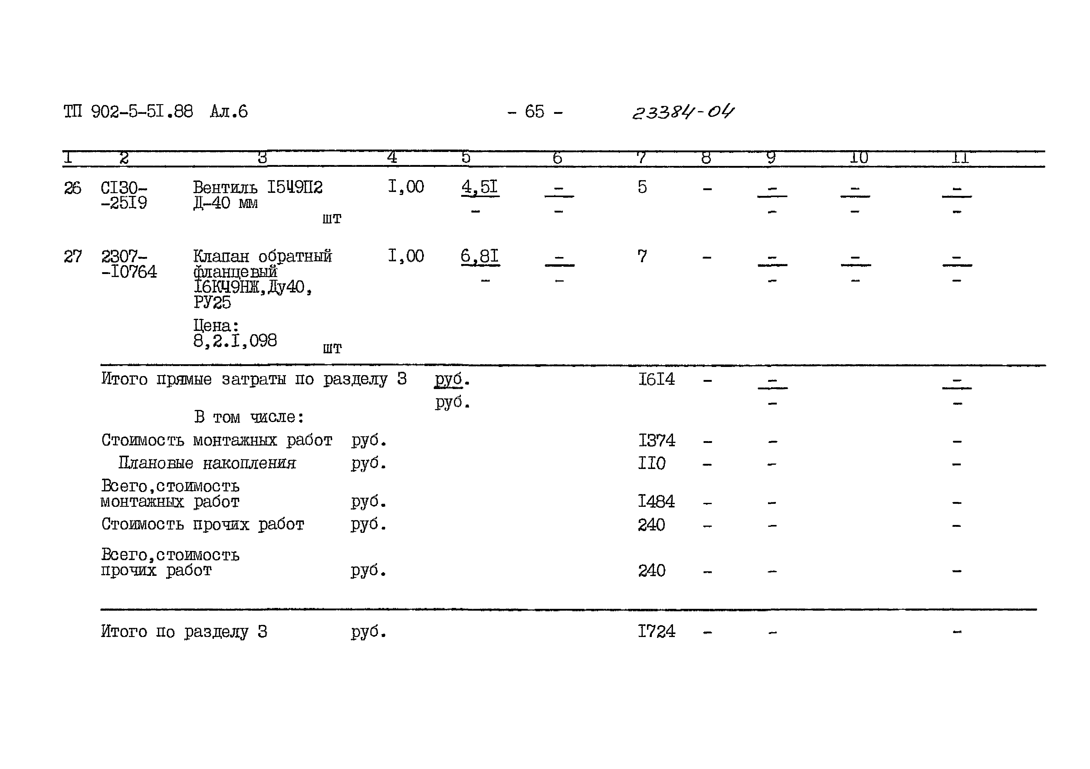 Типовой проект 902-5-51.88