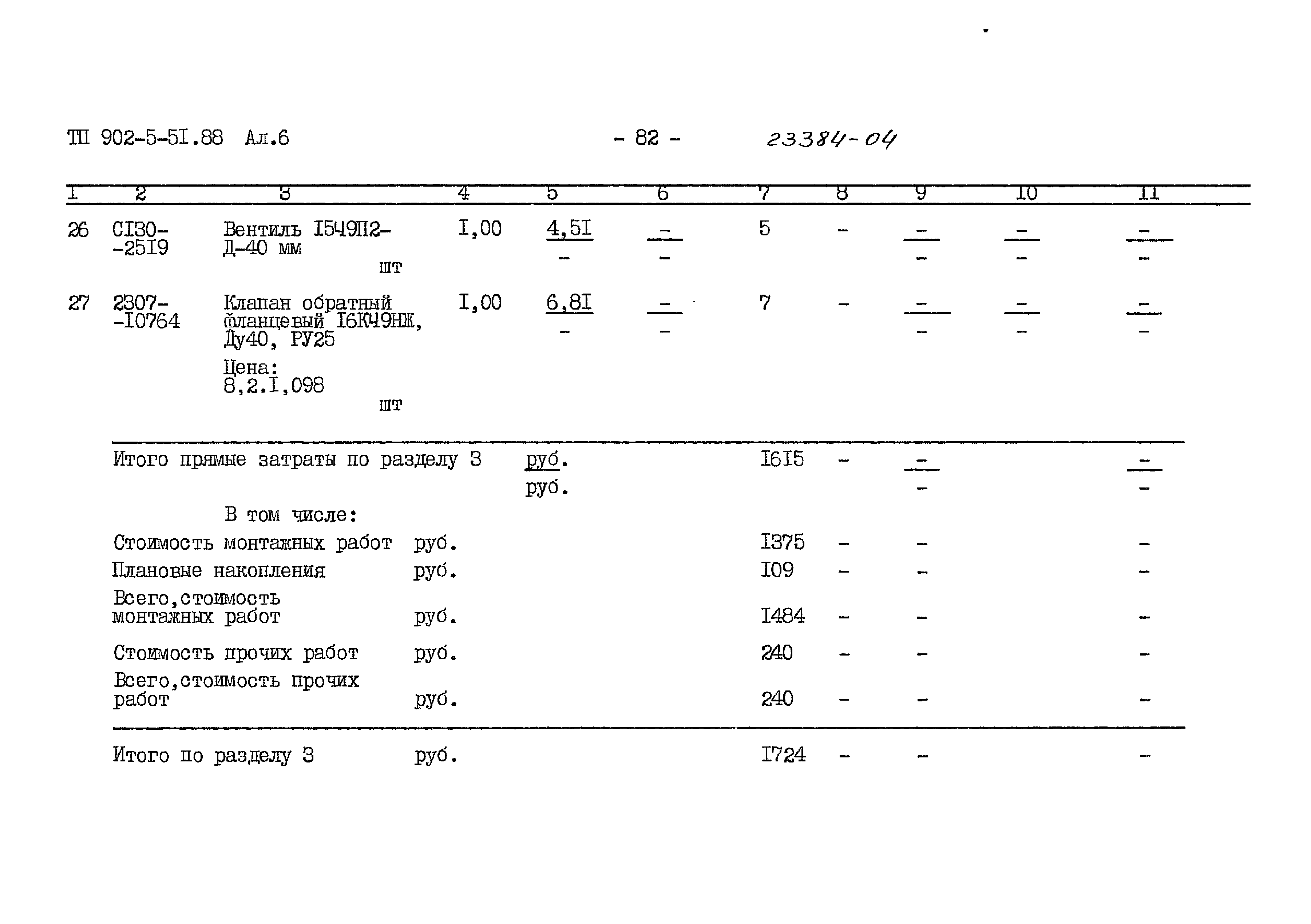 Типовой проект 902-5-51.88