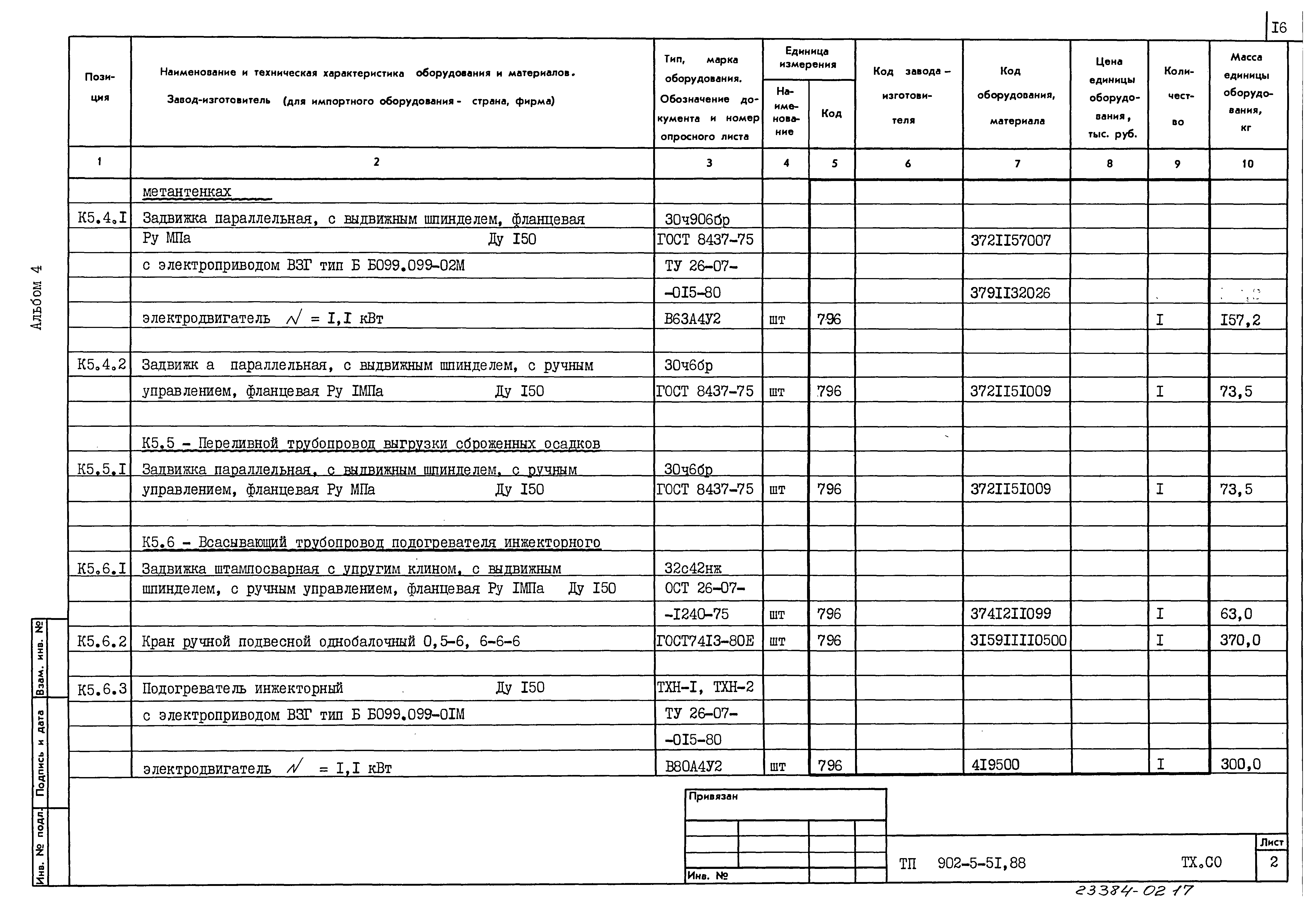 Типовой проект 902-5-51.88